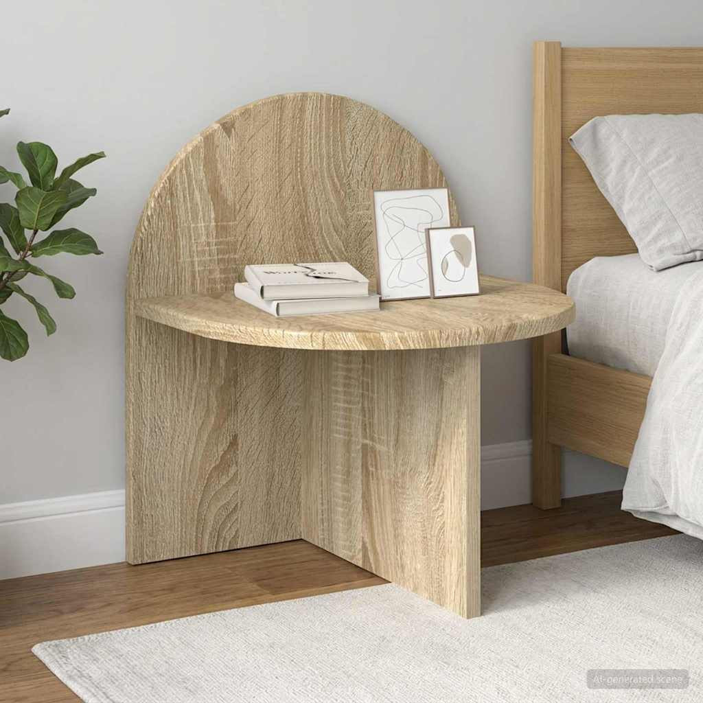 vidaXL Nachttisch Sonoma-Eiche 40 x 35,5 x 45,5 cm Holzwerkstoff