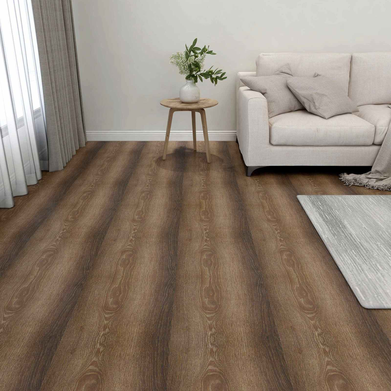 vidaXL Bodenplanken 5,11 m² 55 pcs PVC Altholz