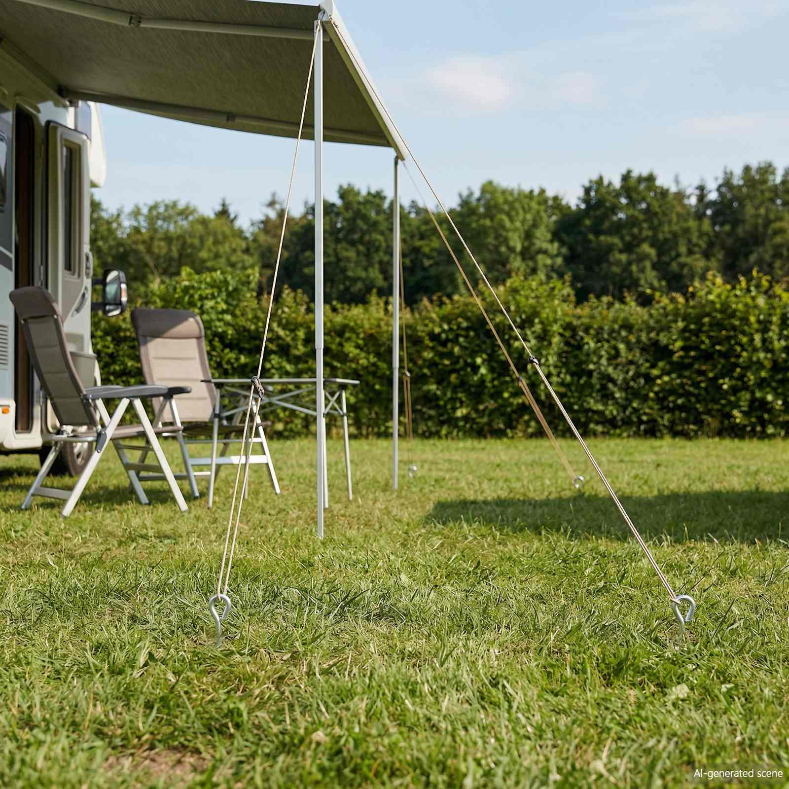 vidaXL Erdanker 2 pcs Silber Ø10 x 40 cm Galvanisiertes Metall