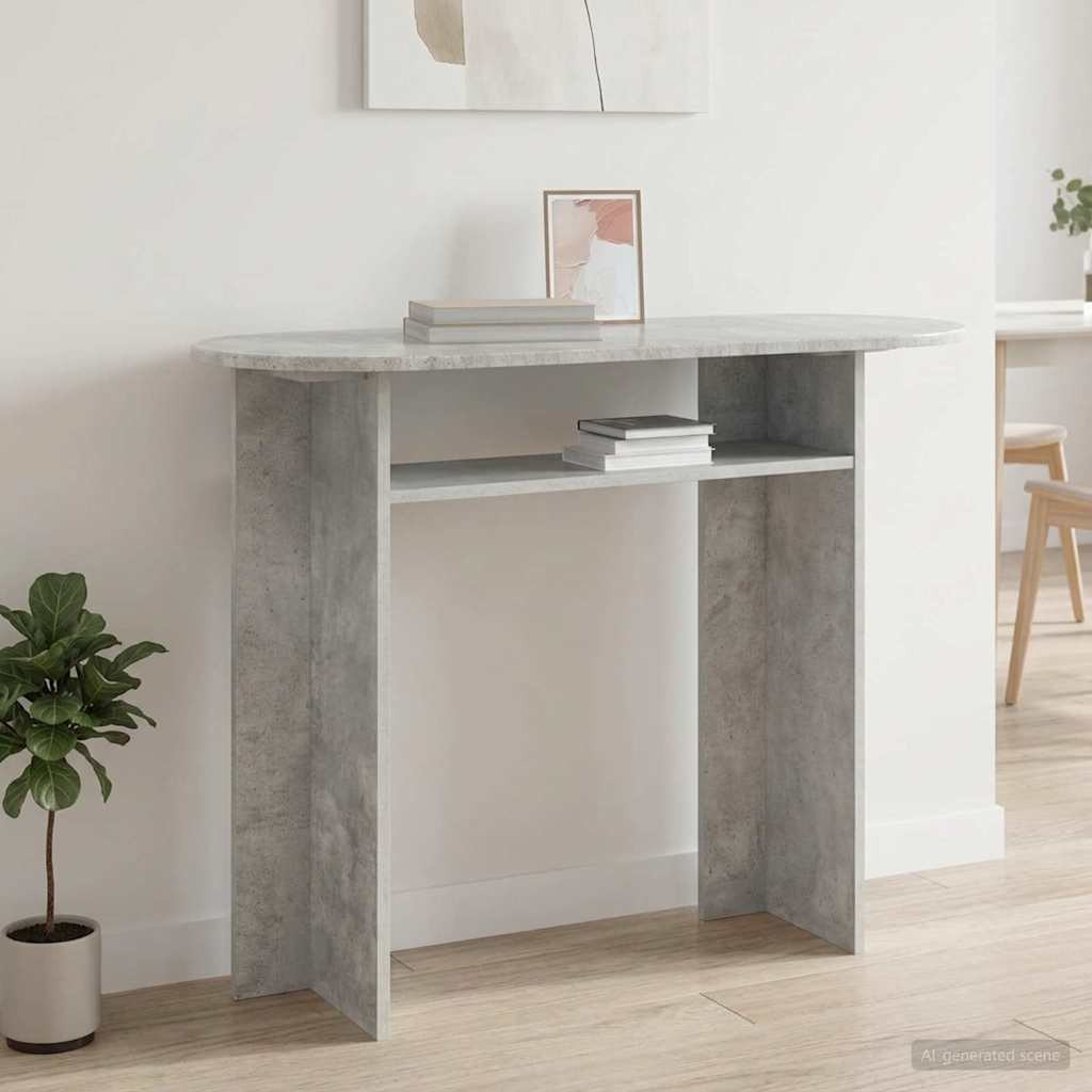 vidaXL Konsolentisch Betongrau 100 x 39,5 x 75 cm Holzwerkstoff