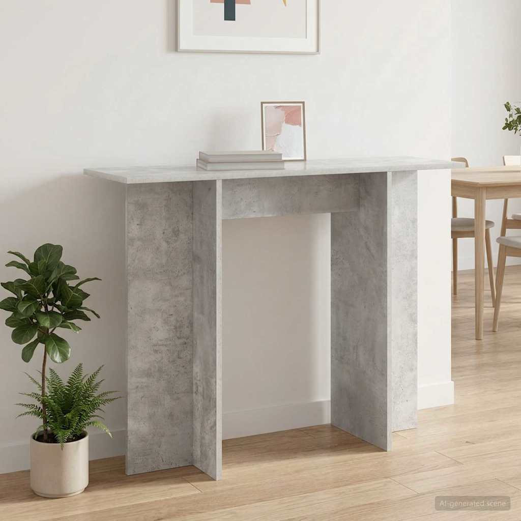 vidaXL Konsolentisch Betongrau 100 x 30 x 75 cm Holzwerkstoff