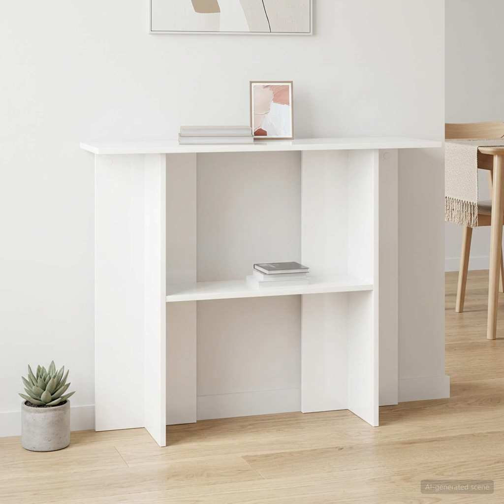 vidaXL Konsolentisch Weiß 100 x 30 x 75 cm Holzwerkstoff