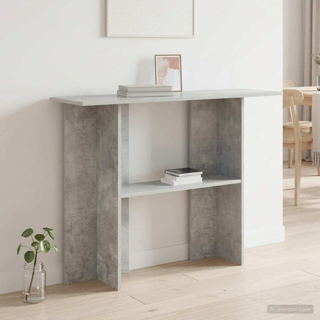 vidaXL Konsolentisch Betongrau 100 x 30 x 75 cm Holzwerkstoff