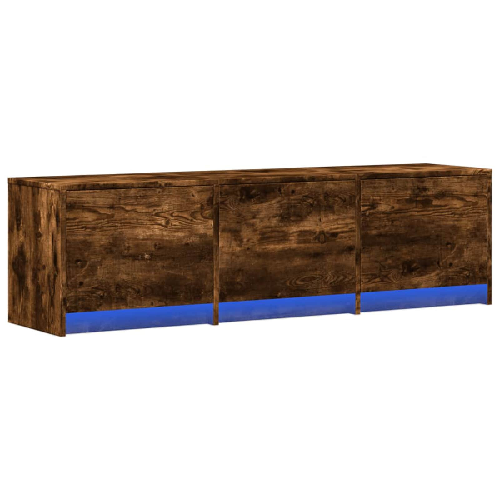 vidaXL TV-Schränk Geräucherte Eiche 140 x 34 x 40 cm Holzwerkstoff