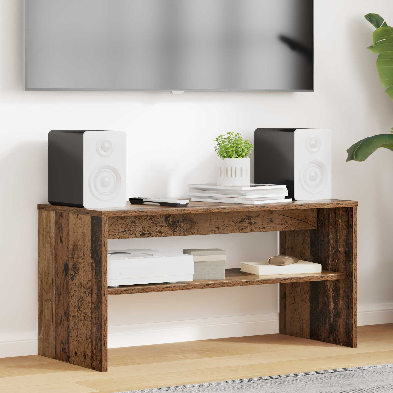 vidaXL TV-Schränk Altholz 80 x 35 x 40 cm Holzwerkstoff