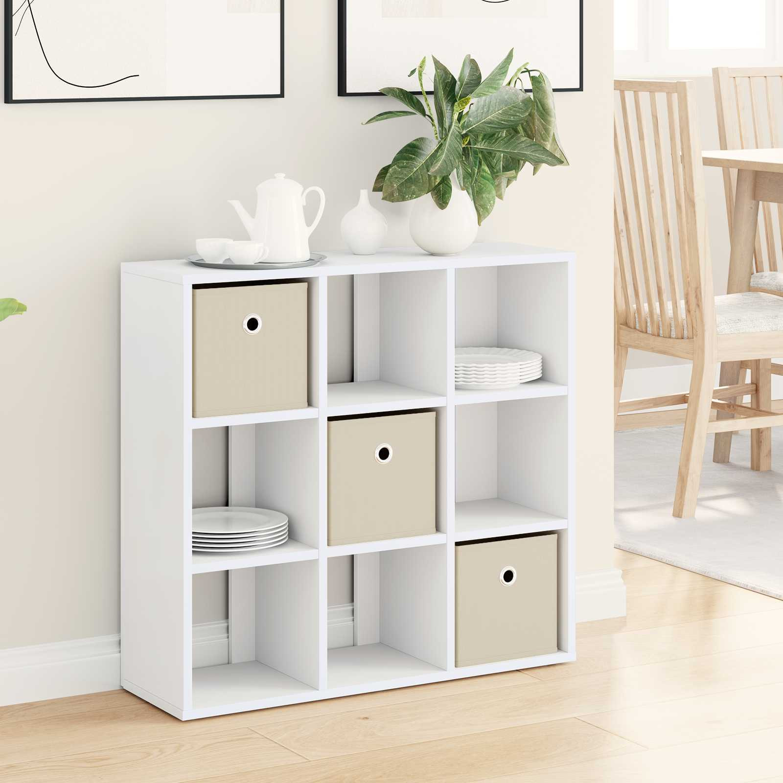 vidaXL Sideboard mit Schubladen Weiß 73,5 x 24 x 69,5 cm
