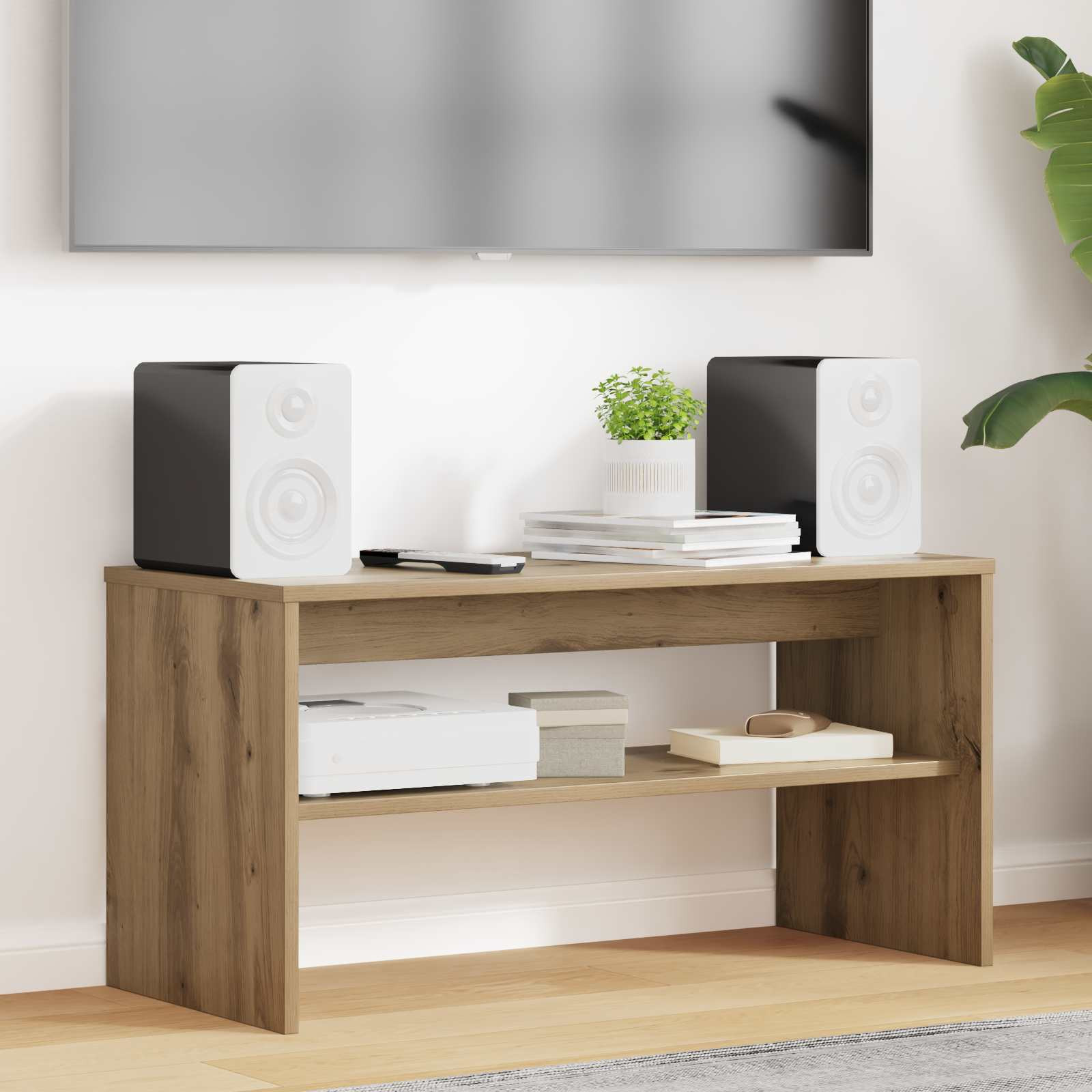 vidaXL TV-Schränk 80 x 35 x 40 cm Artisan-Eiche Holzwerkstoff