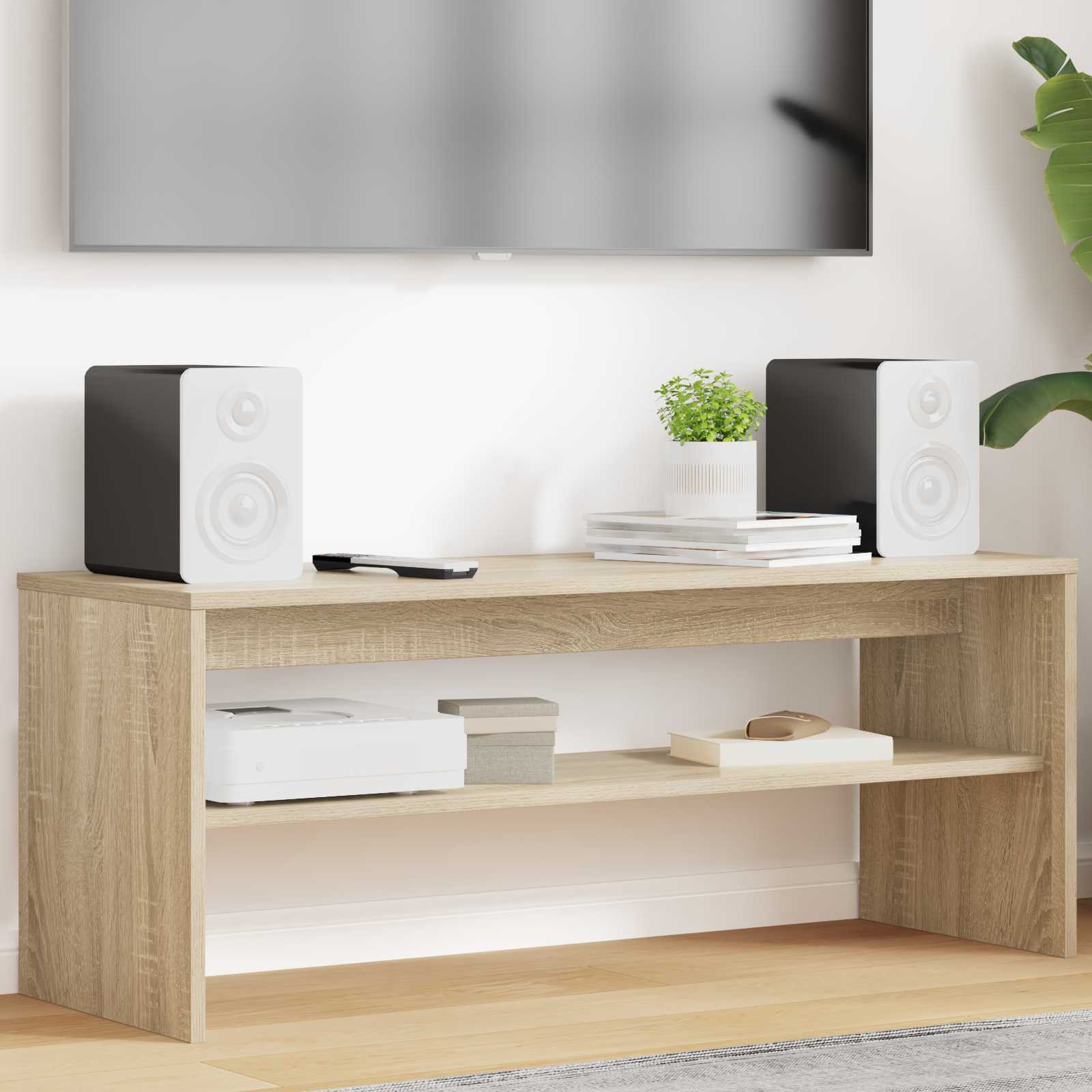 vidaXL TV-Schränk Sonoma-Eiche 100 x 35 x 40 cm Holzwerkstoff