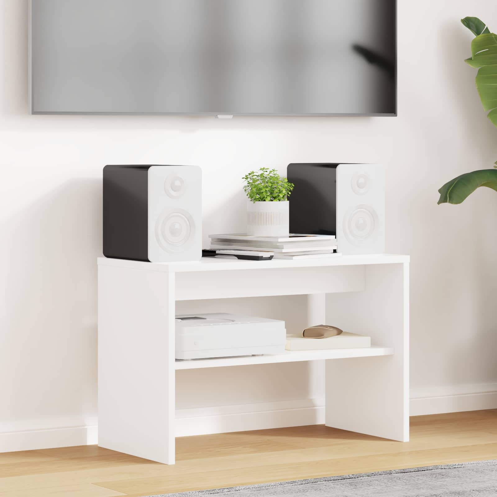 vidaXL TV-Schränk Weiß 60 x 30 x 40 cm Holzwerkstoff