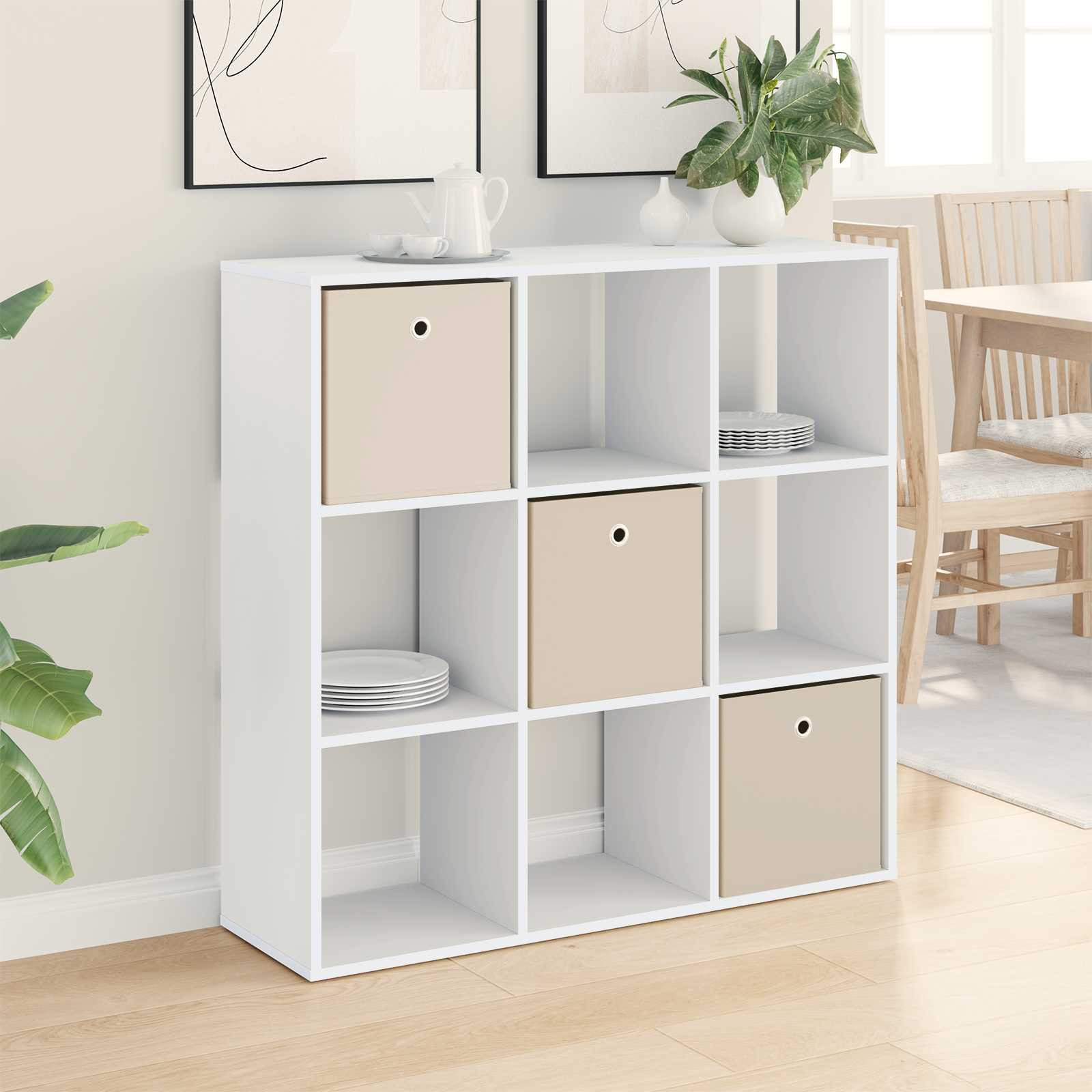 vidaXL Sideboard mit Schubladen Weiß 102 x 31 x 99,5 cm