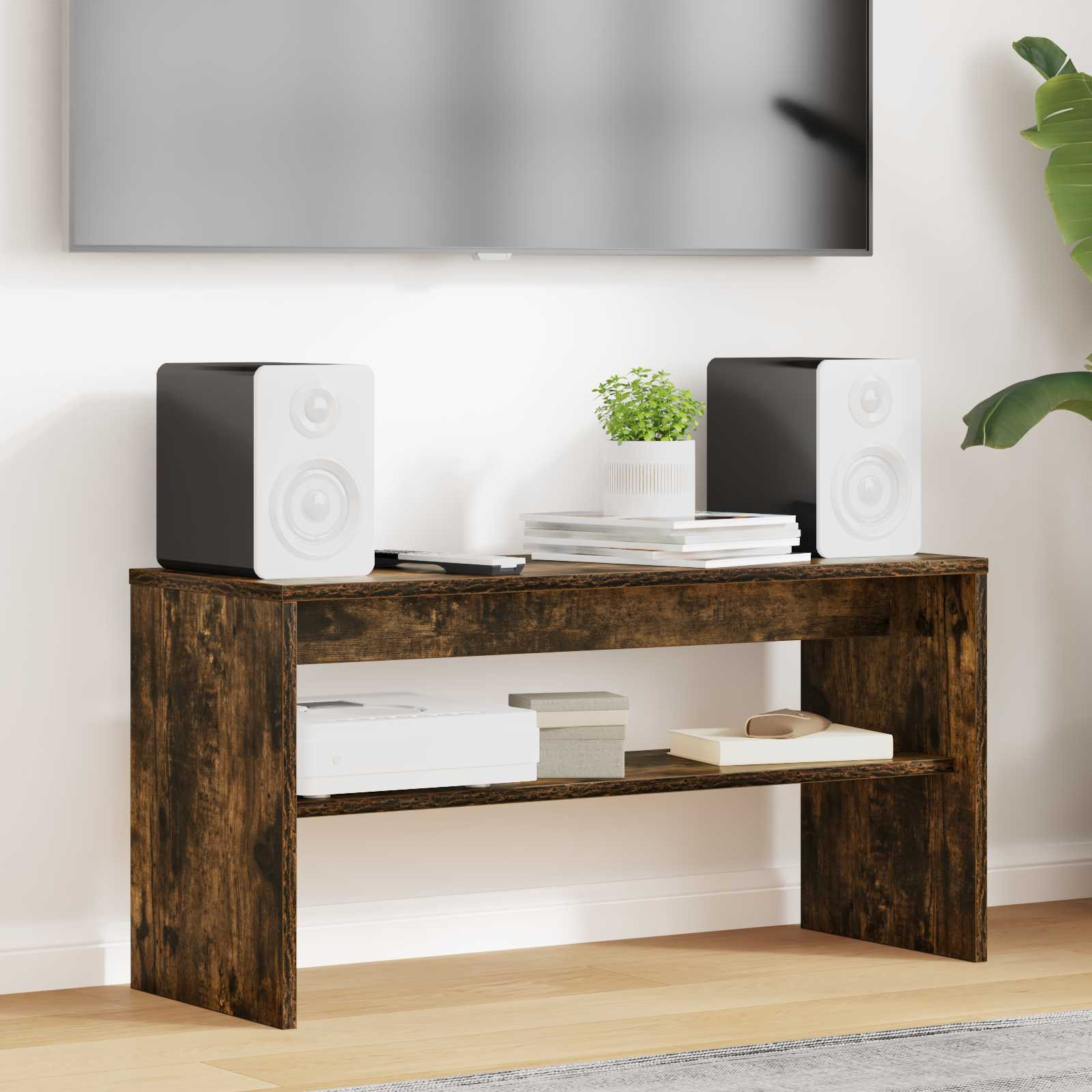 vidaXL TV-Schränk Geräucherte Eiche 80 x 30 x 40 cm Holzwerkstoff