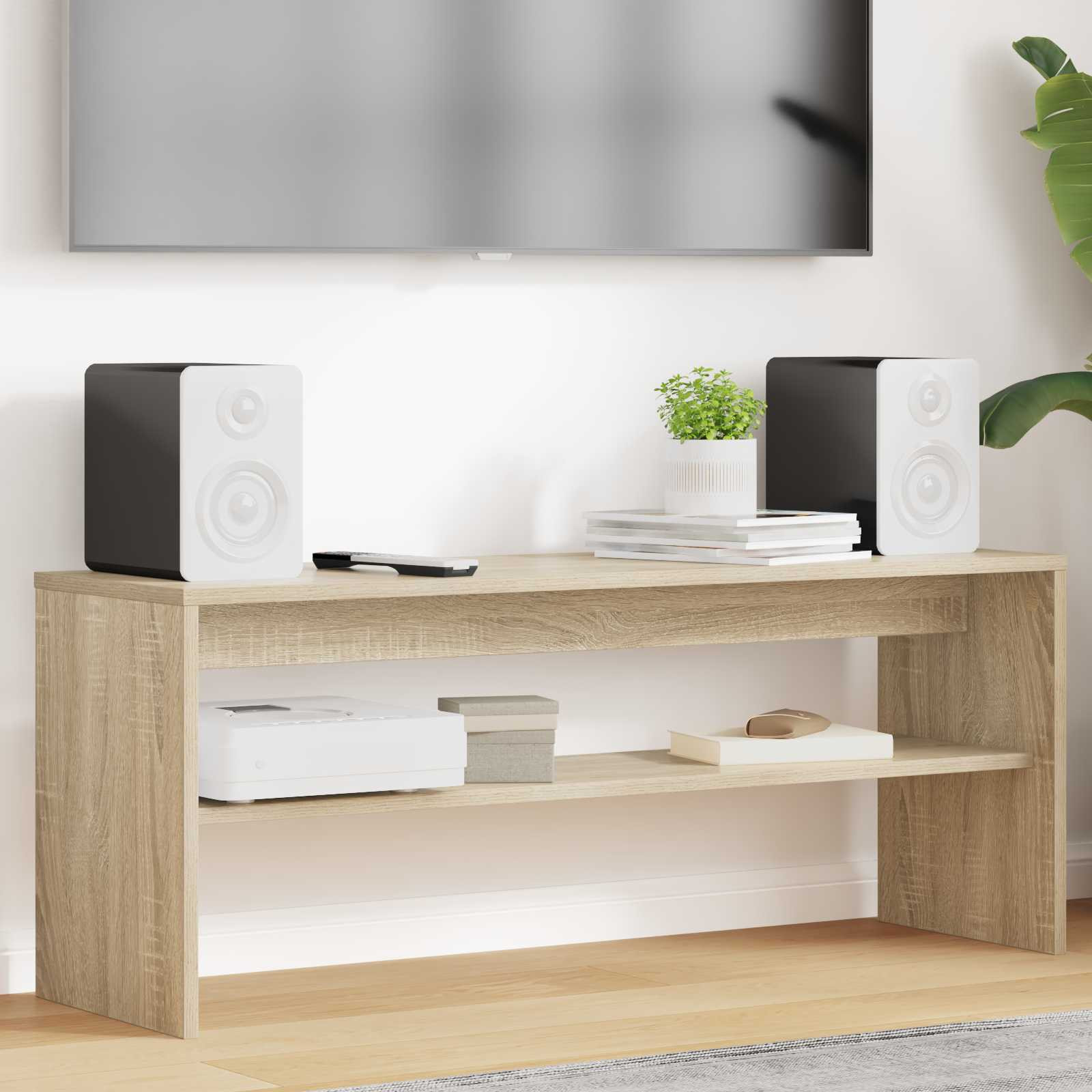 vidaXL TV-Schränk Sonoma-Eiche 100 x 30 x 40 cm Holzwerkstoff