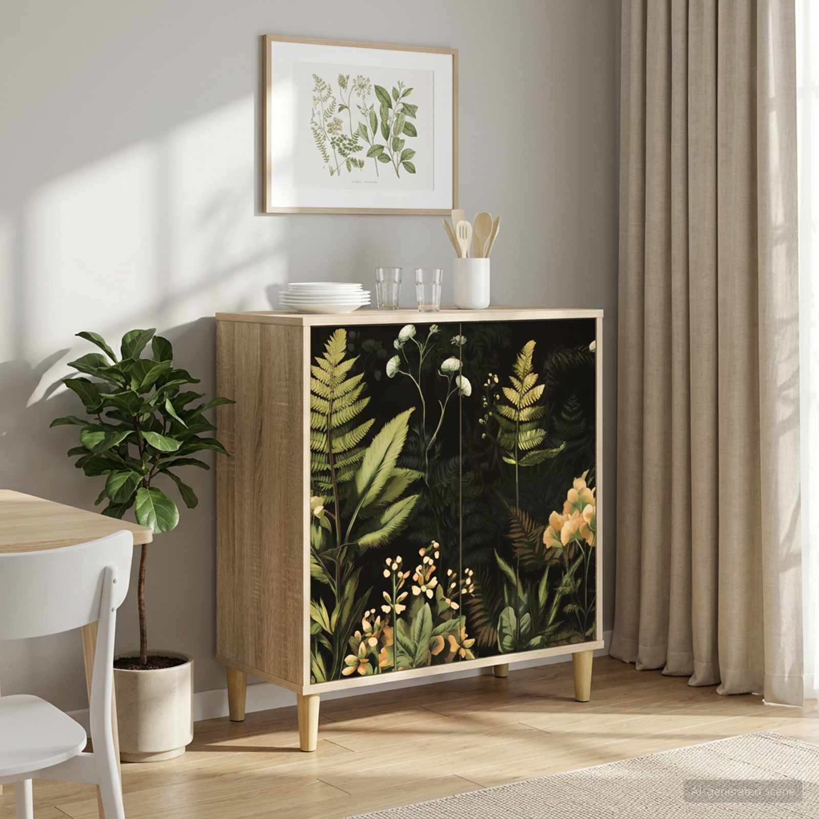 vidaXL Sideboard RHENEN Sonoma 69 x 33 x 75 cm Holzwerkstoff