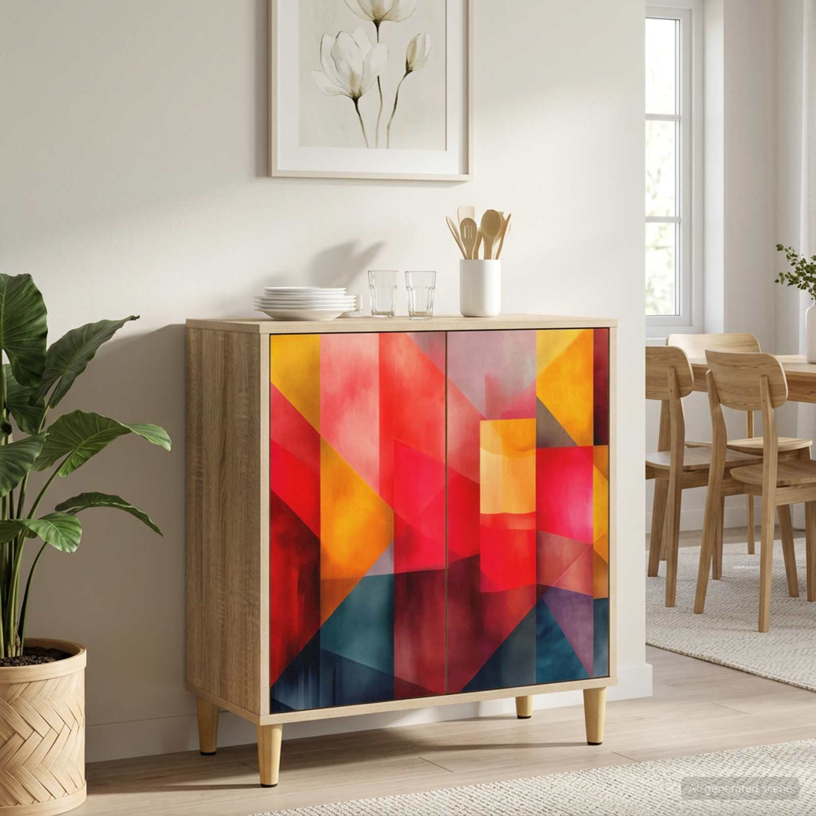 vidaXL Sideboard HEESCH Sonoma 69 x 33 x 75 cm Holzwerkstoff