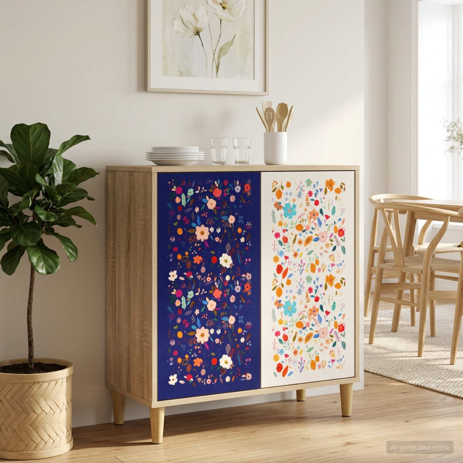 vidaXL Sideboard MAINZ Sonoma 69 x 33 x 75 cm Holzwerkstoff