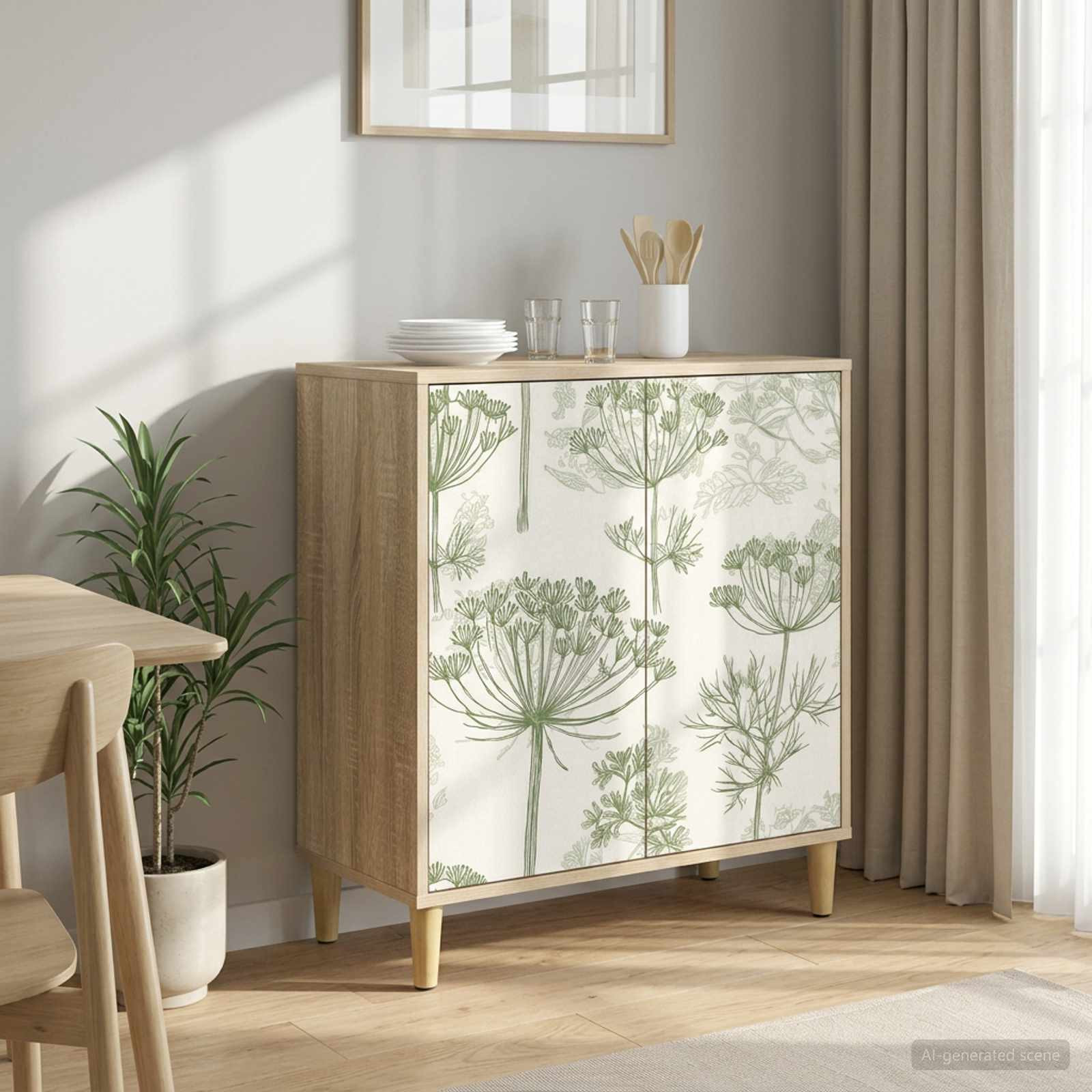 vidaXL Sideboard GOTHA Sonoma 69 x 33 x 75 cm Holzwerkstoff