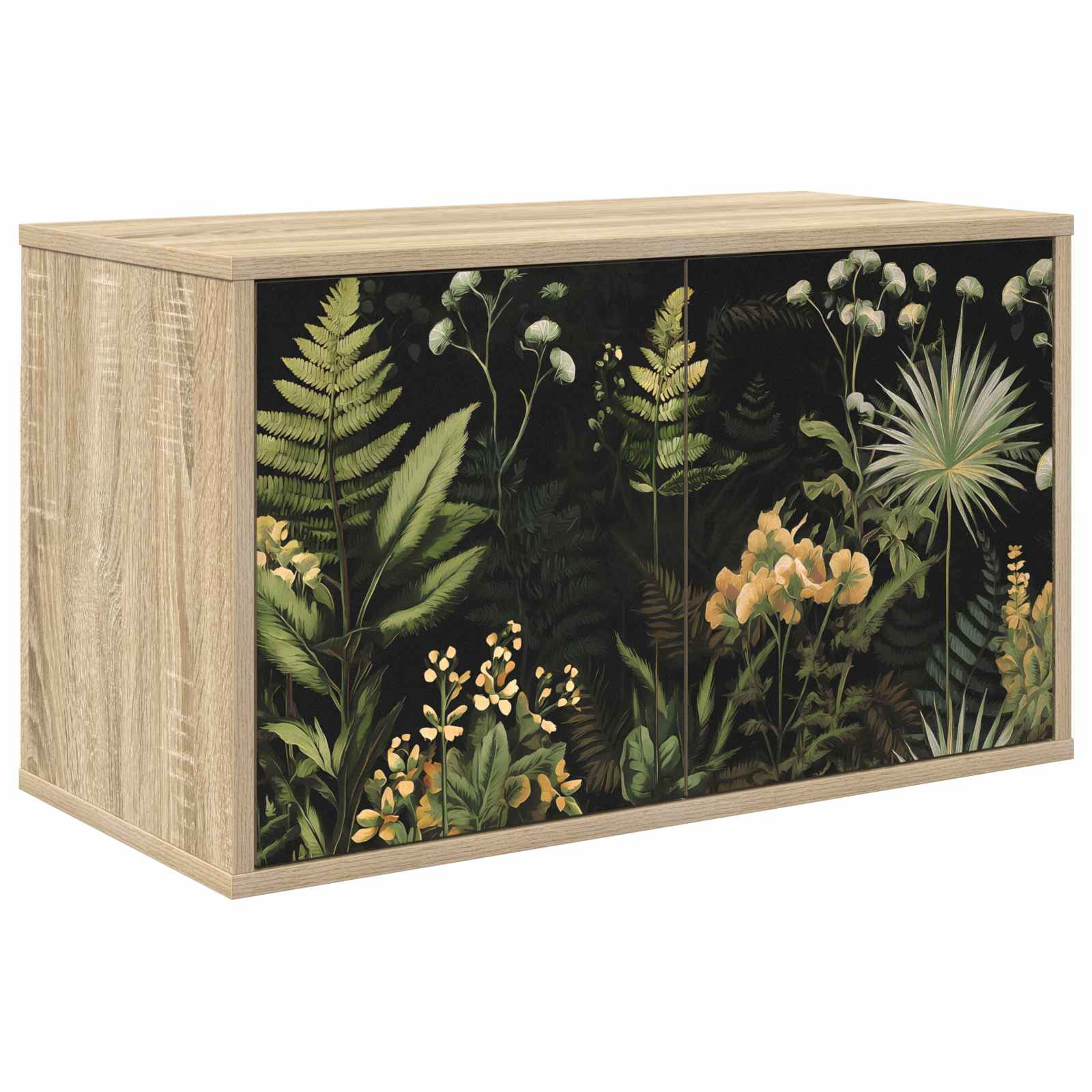 vidaXL Wandmontierter TV-Schrank RHENEN 69 x 33 x 40 cm Sonoma-Eiche