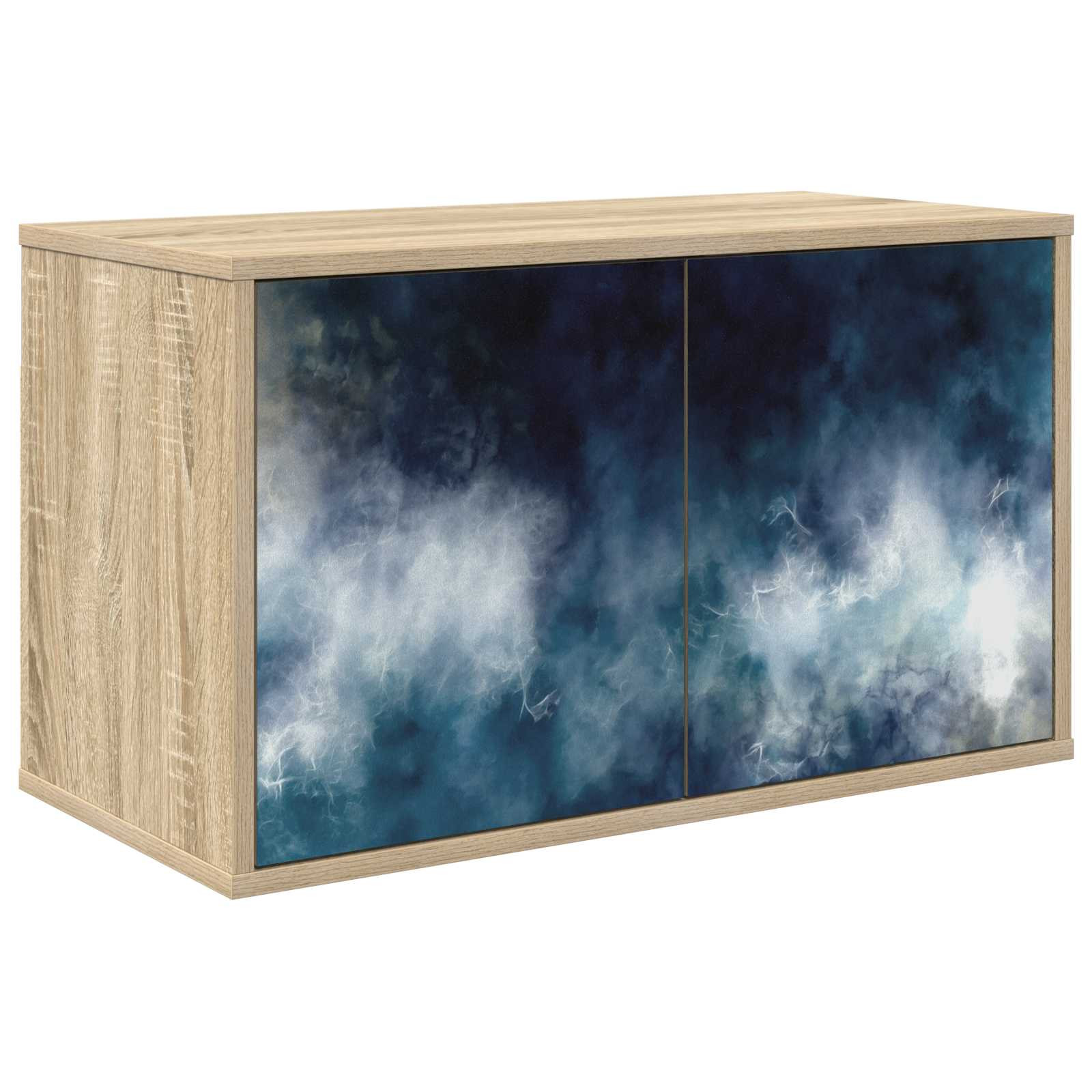 vidaXL Wandmontierter TV-Schrank RAALTE 69 x 33 x 40 cm Sonoma-Eiche