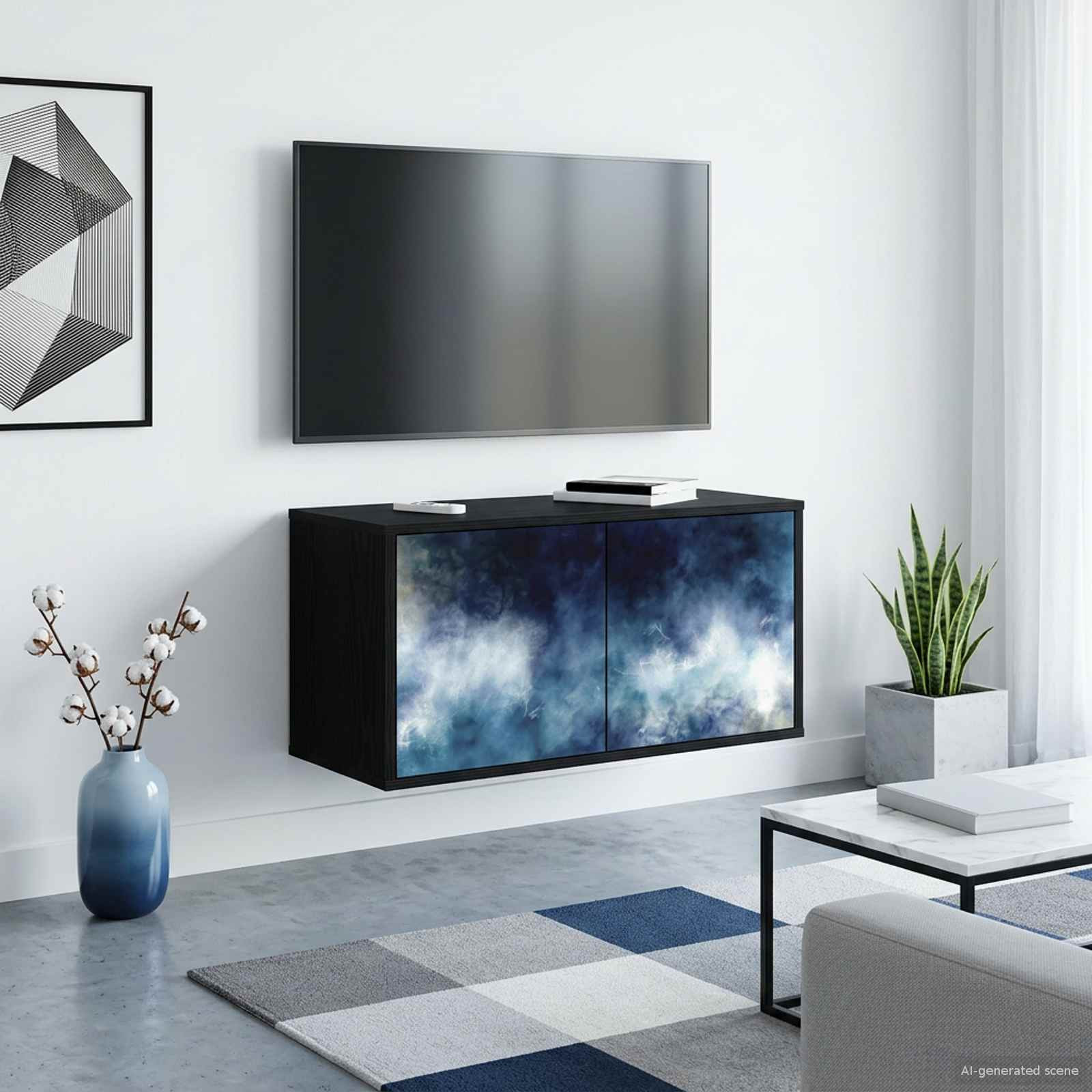 vidaXL Wandmontierter TV-Schrank RAALTE 69 x 33 x 40 cm Holzwerkstoff