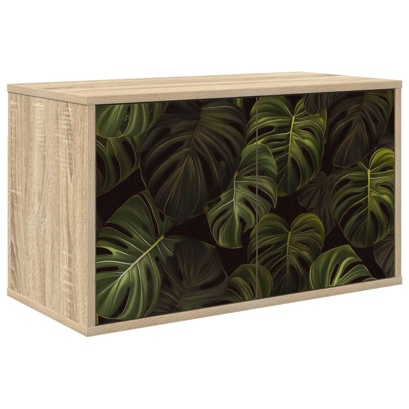 vidaXL Wandmontierter TV-Schrank ELBURG 69 x 33 x 40 cm Sonoma-Eiche