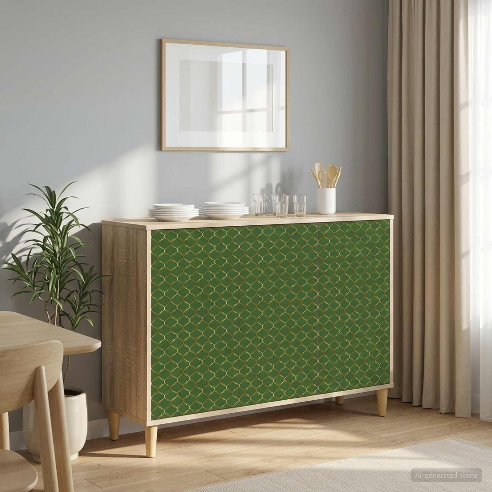 vidaXL Sideboard GELEEN Sonoma 102 x 33 x 75 cm Holzwerkstoff