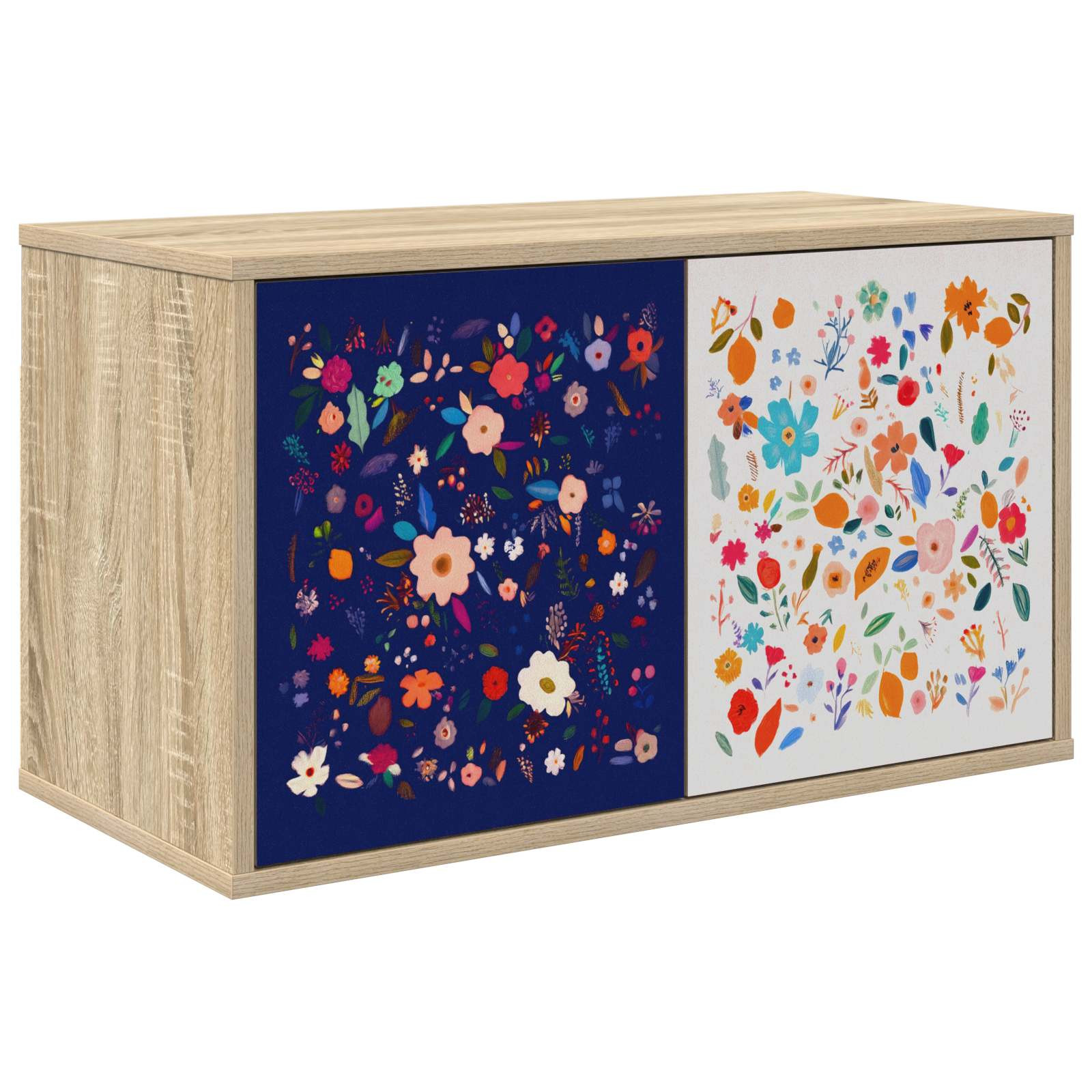 vidaXL Wandmontierter TV-Schrank MAINZ 69 x 33 x 40 cm Sonoma-Eiche