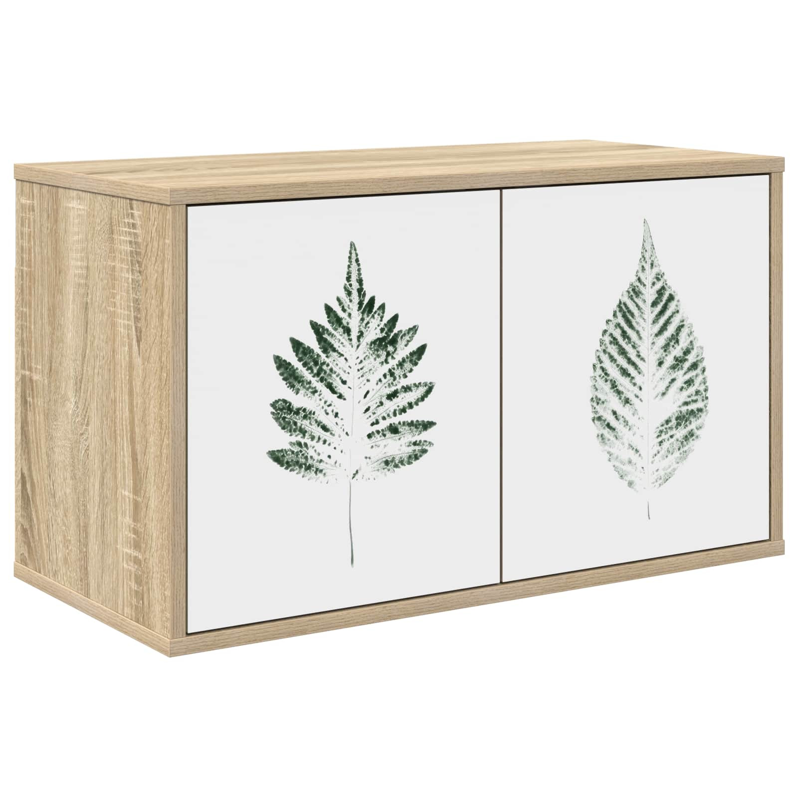 vidaXL Wandmontierter TV-Schrank HANAU 69 x 33 x 40 cm Sonoma-Eiche