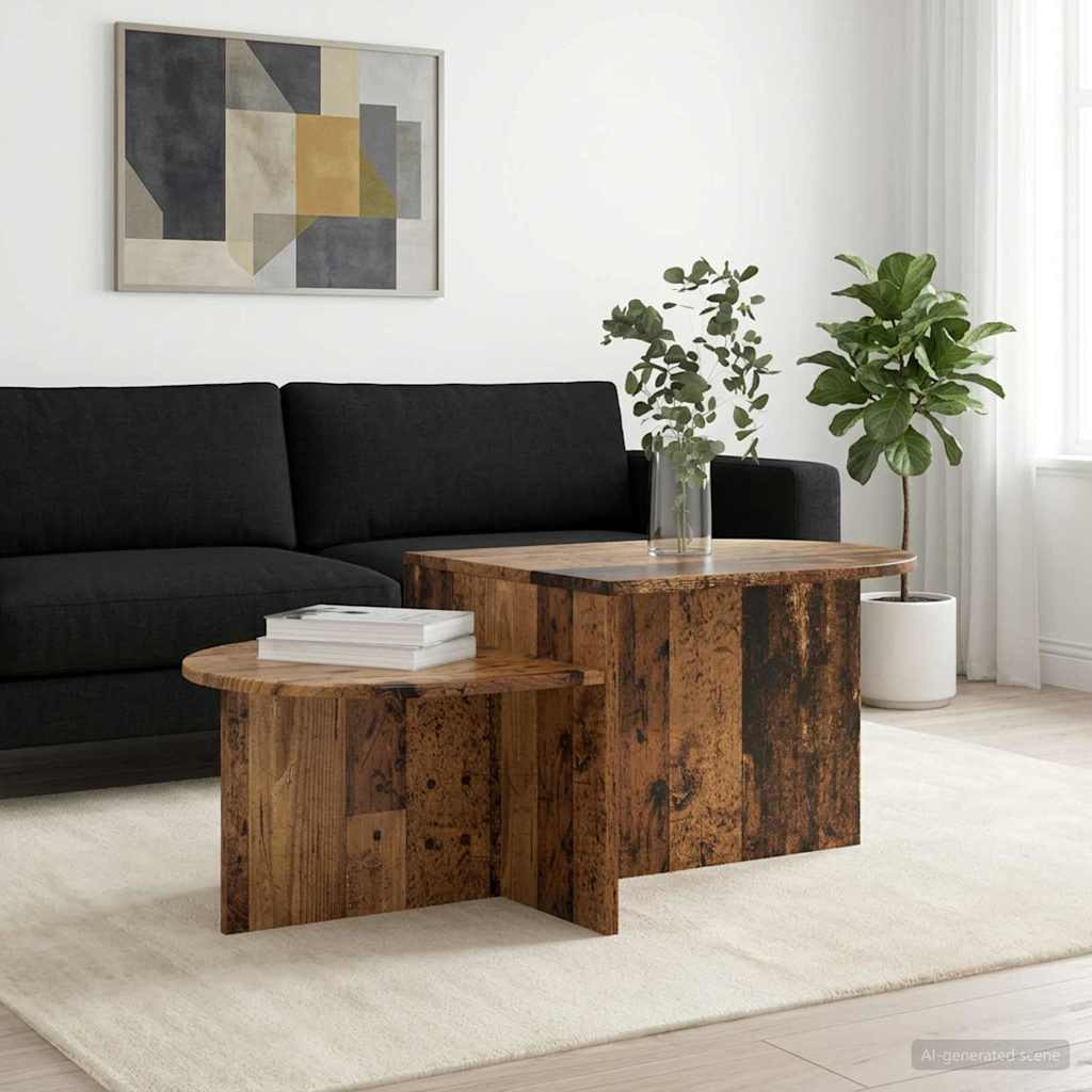 vidaXL Couchtisch Altholz 100 x 50 x 40 cm Holzwerkstoff