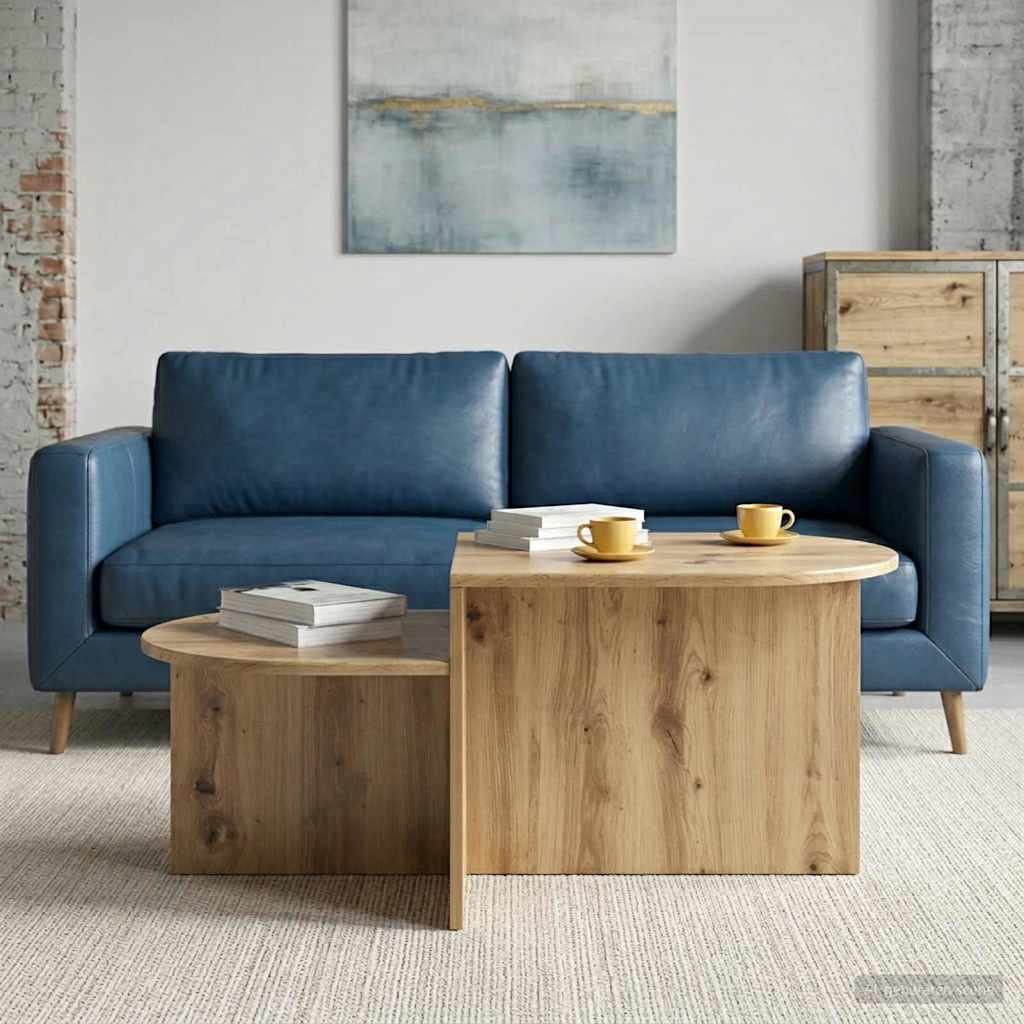 vidaXL Couchtisch Artisan-Eiche 100 x 50 x 40 cm Holzwerkstoff