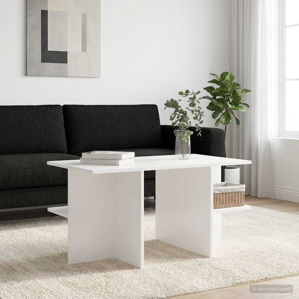 vidaXL Couchtisch Weiß 87 x 50 x 45 cm Holzwerkstoff