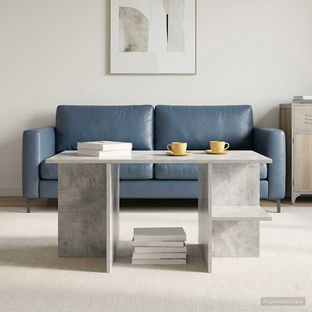 vidaXL Couchtisch Betongrau 87 x 50 x 45 cm Holzwerkstoff