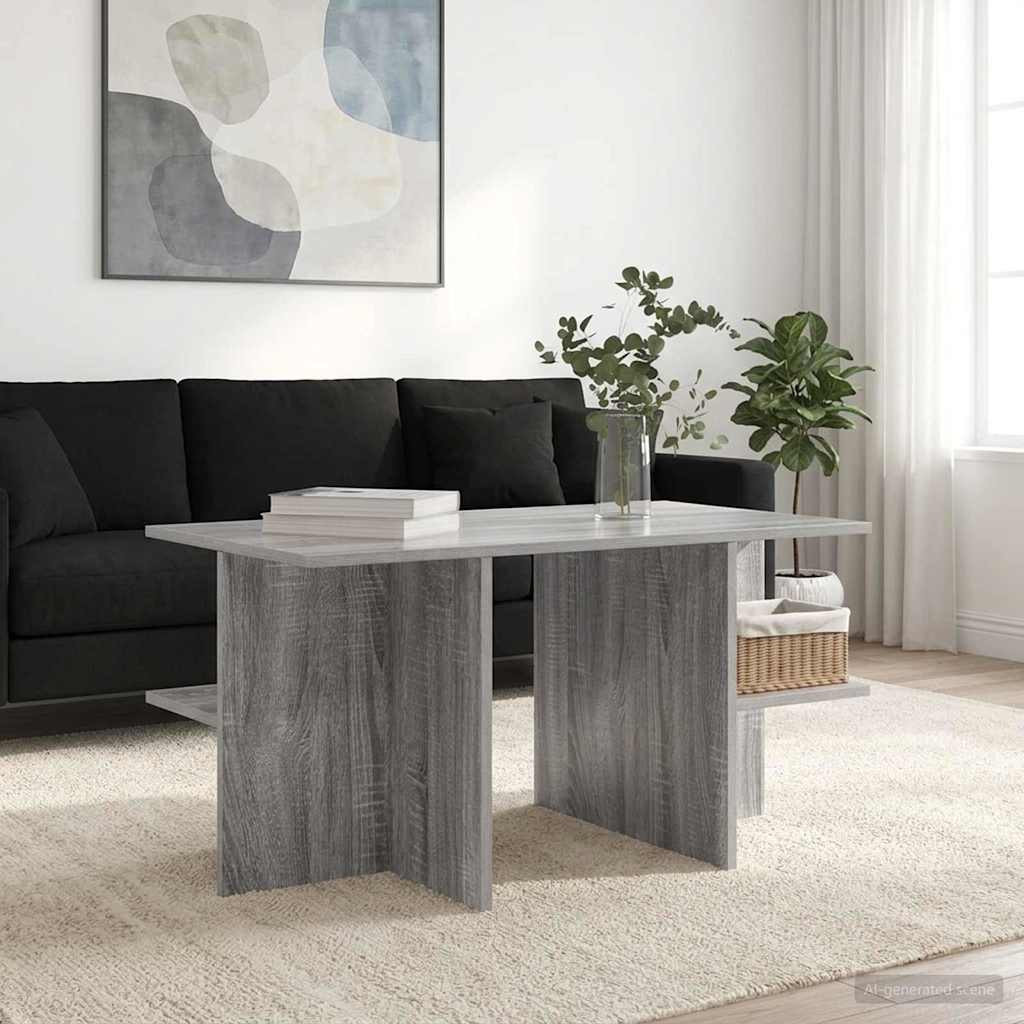 vidaXL Couchtisch Graues Sonoma 87 x 50 x 45 cm Holzwerkstoff