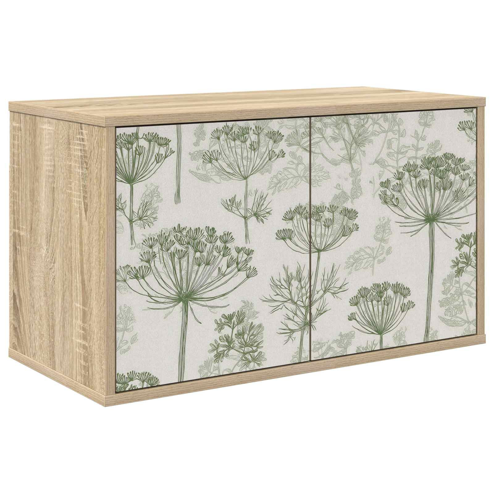 vidaXL Wandmontierter TV-Schrank GOTHA 69 x 33 x 40 cm Sonoma-Eiche
