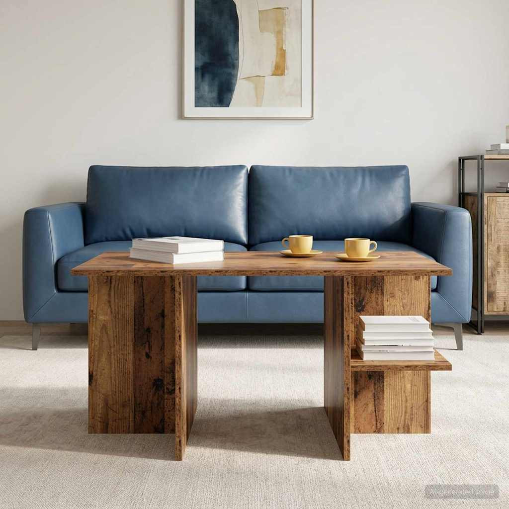 vidaXL Couchtisch Altholz 87 x 50 x 45 cm Holzwerkstoff