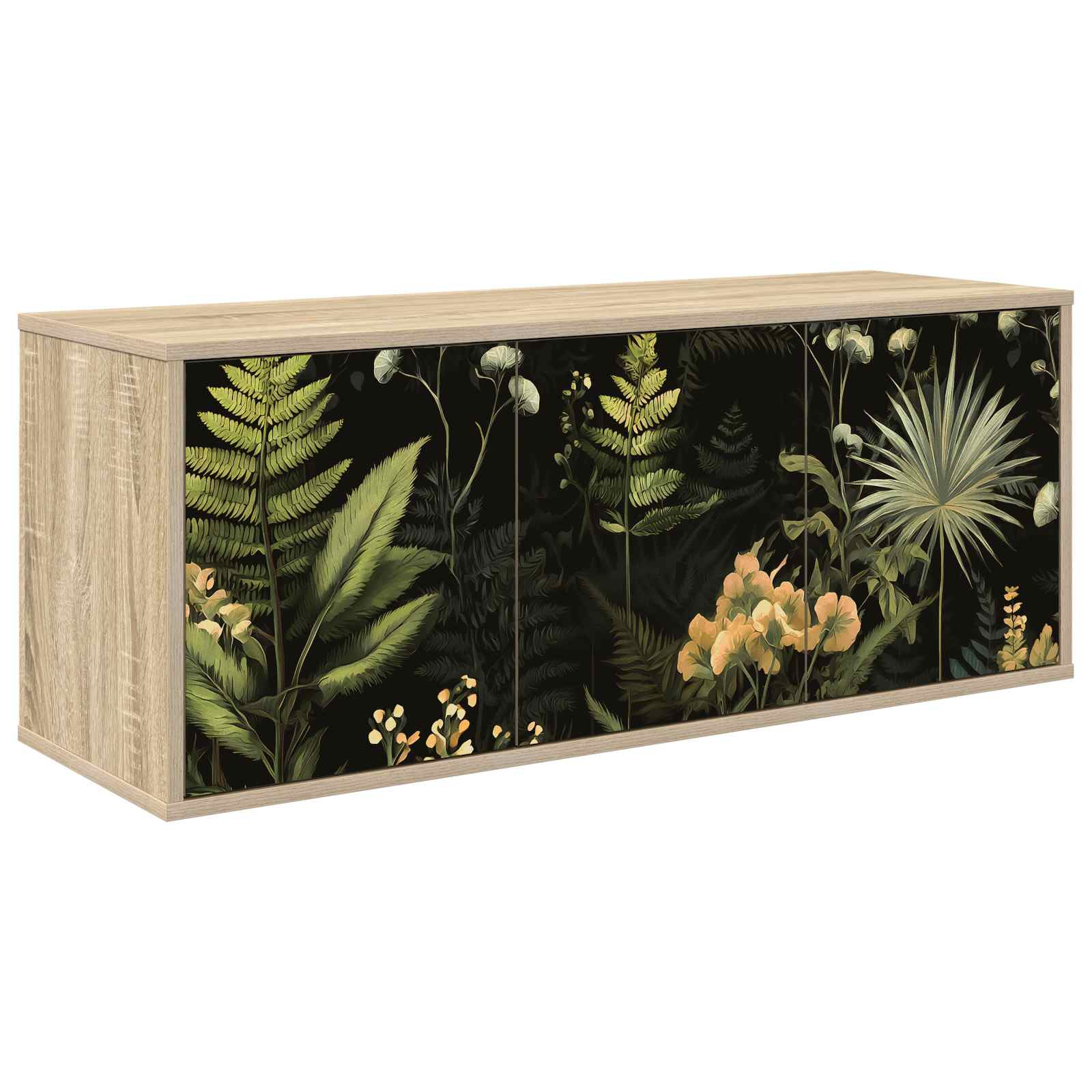 vidaXL Wandmontierter TV-Schrank RHENEN 102 x 33 x 40 cm Sonoma-Eiche