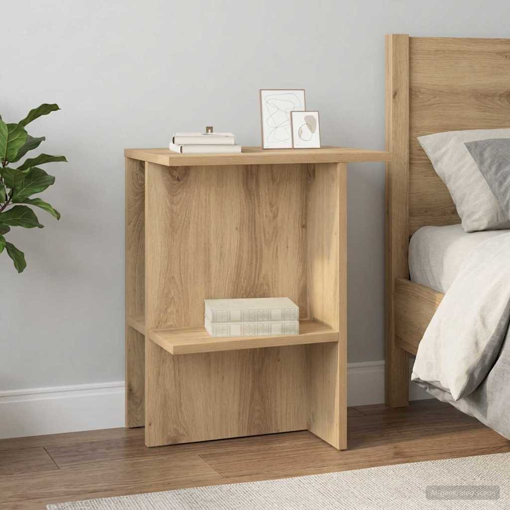 vidaXL Couchtisch Artisan-Eiche 40 x 30 x 49 cm Holzwerkstoff