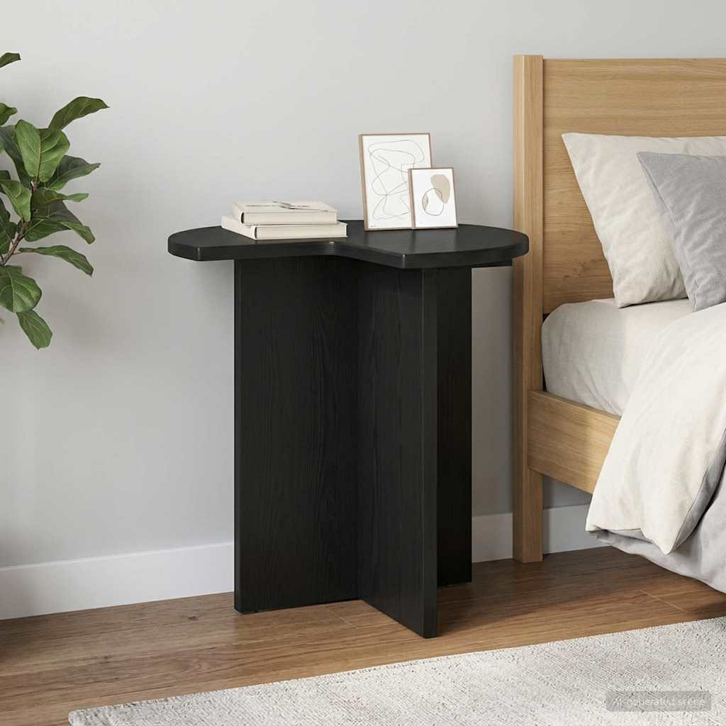 vidaXL Beistelltisch Schwarze Eiche Ø 39 x 38 cm Holzwerkstoff