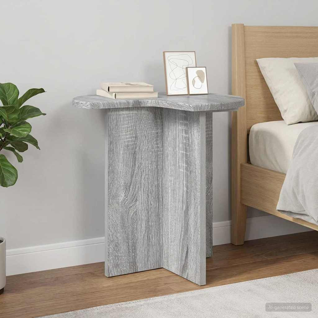 vidaXL Beistelltisch Graues Sonoma Ø 39 x 38 cm Holzwerkstoff