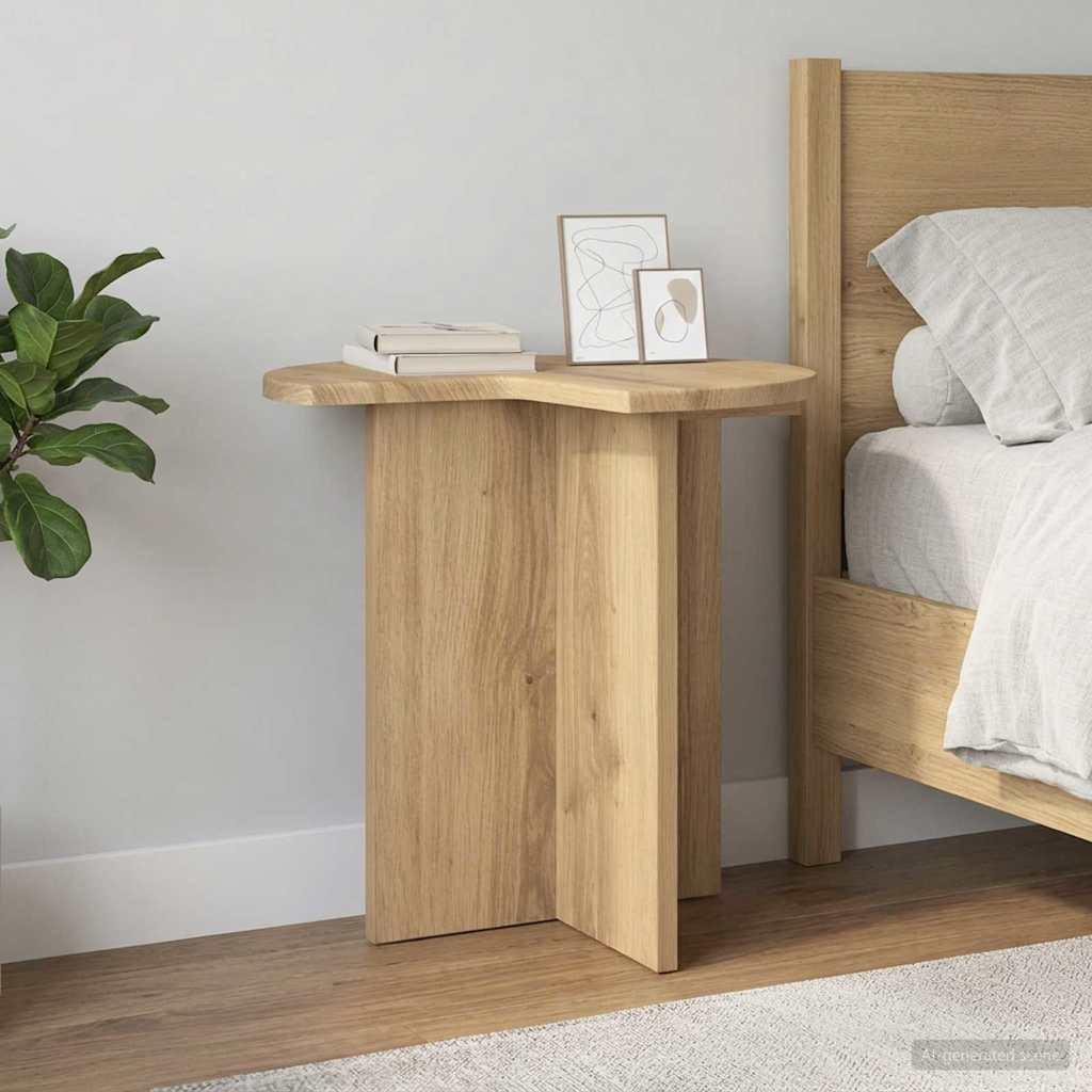 vidaXL Beistelltisch Artisan-Eiche Ø 39 x 38 cm Holzwerkstoff
