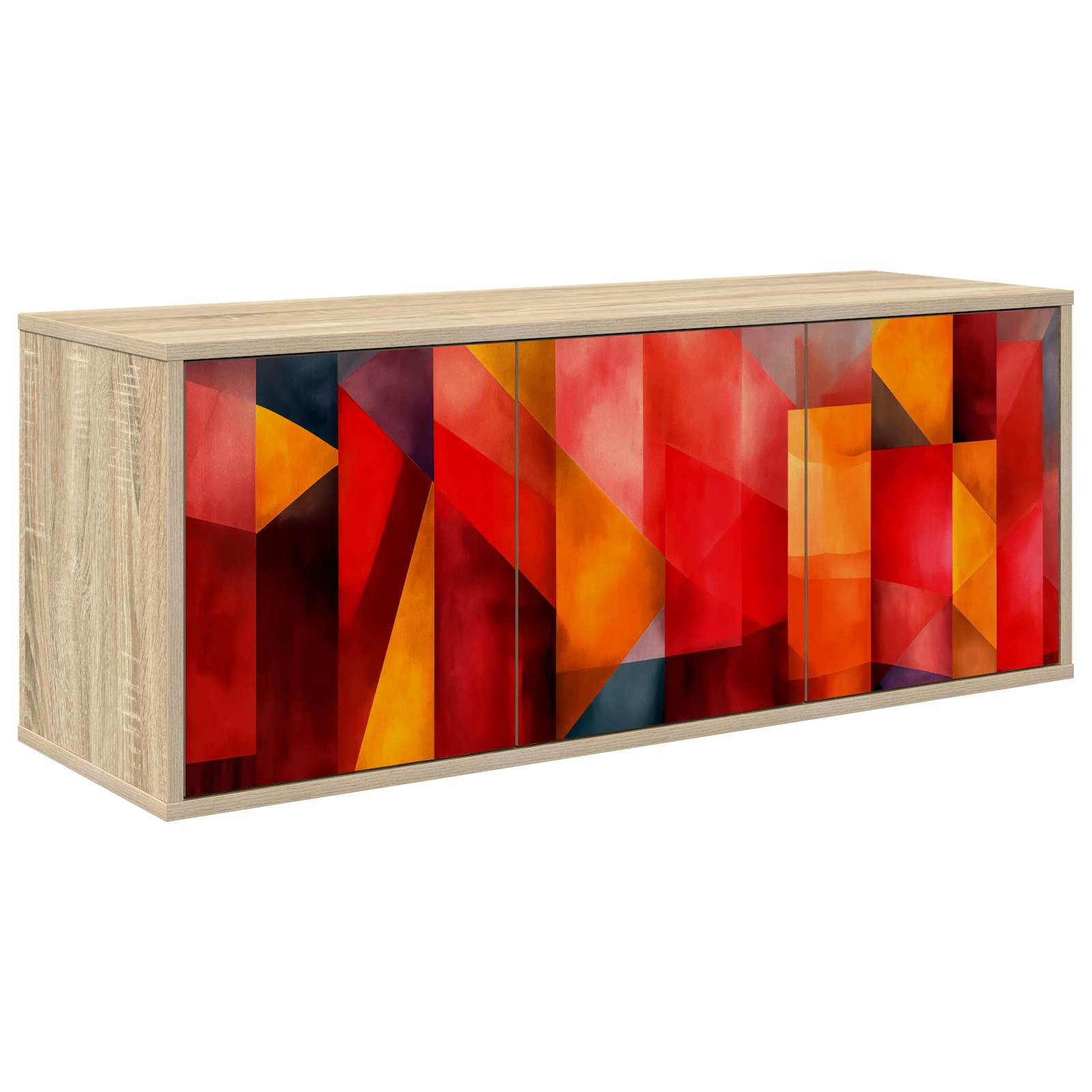vidaXL Wandmontierter TV-Schrank HEESCH 102 x 33 x 40 cm Sonoma-Eiche
