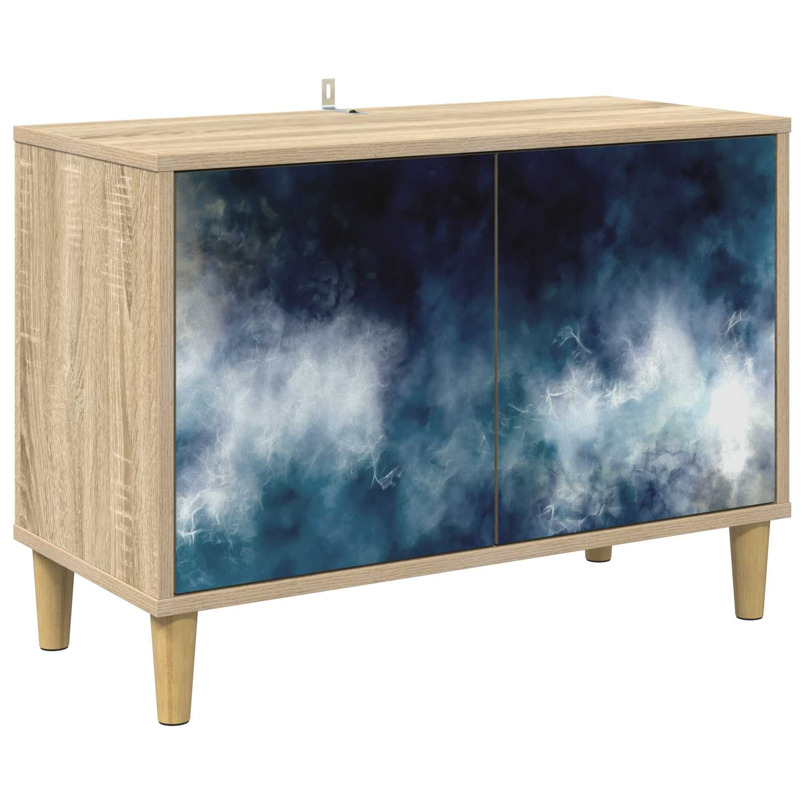 vidaXL TV-Schrank RAALTE 69 x 33 x 50 cm Sonoma Holzwerkstoff