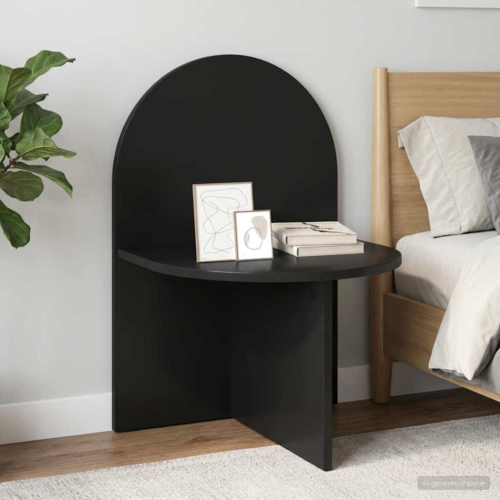 vidaXL Nachttisch 2 pcs Schwarze Eiche 48 x 49 x 65 cm Holzwerkstoff