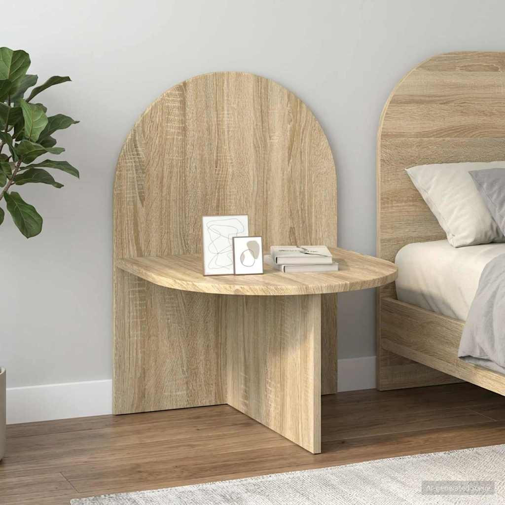 vidaXL Nachttisch 2 pcs Sonoma-Eiche 48 x 49 x 65 cm Holzwerkstoff