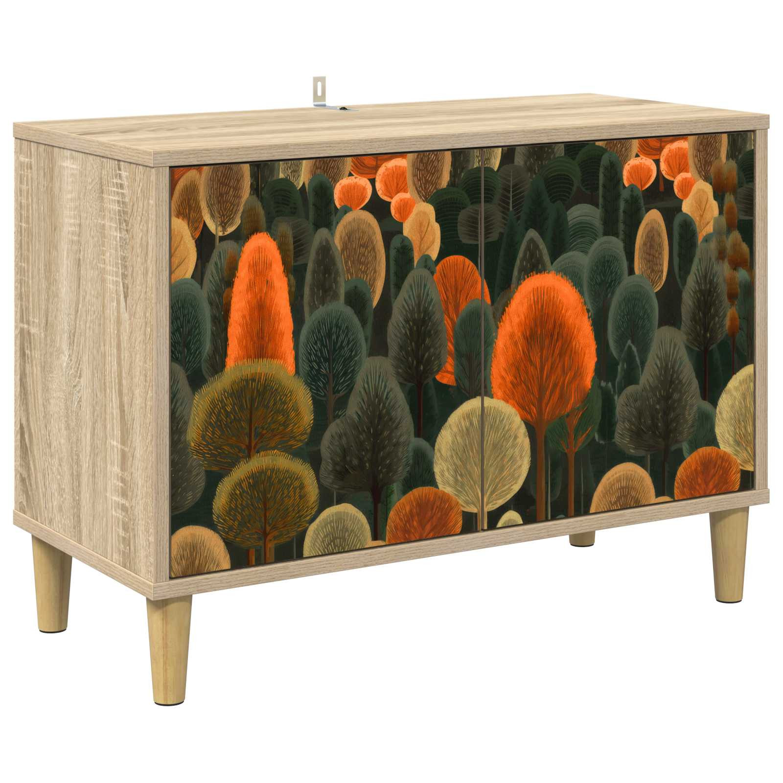 vidaXL TV-Schrank ZAANDAM 69 x 33 x 50 cm Sonoma Holzwerkstoff