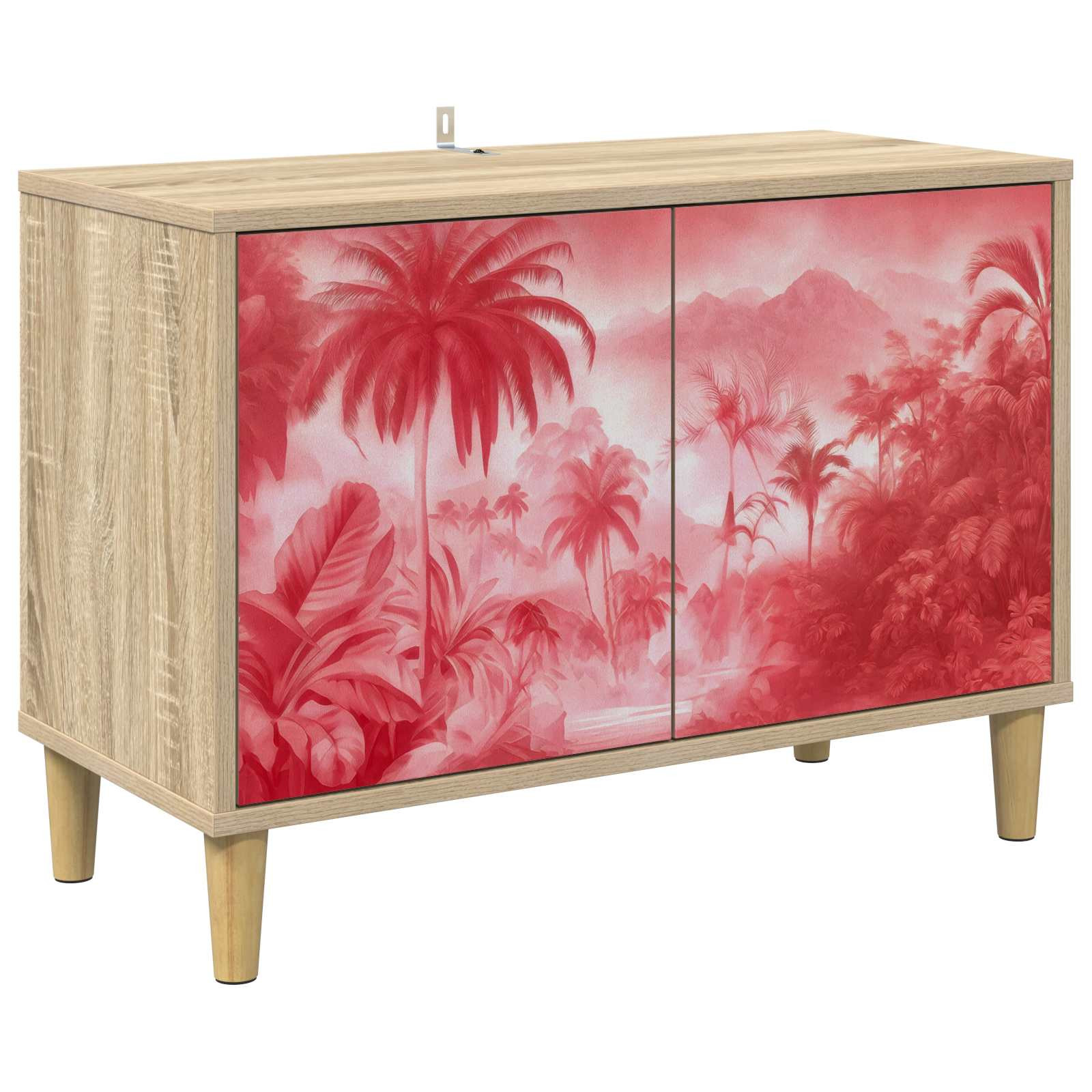 vidaXL TV-Schrank AACHEN 69 x 33 x 50 cm Sonoma Holzwerkstoff