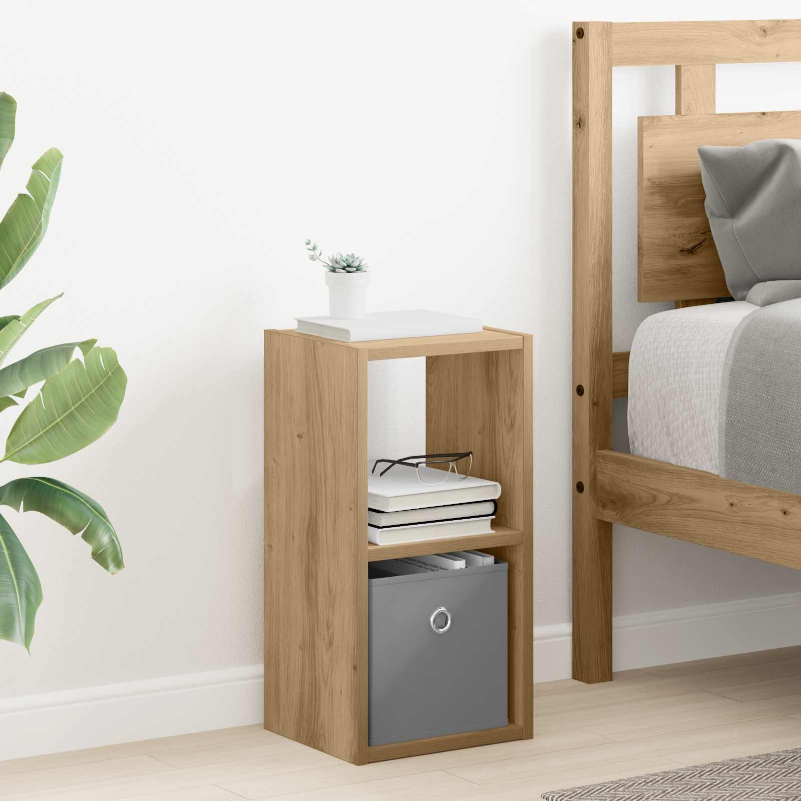 vidaXL Nachttisch Artisan-Eiche 25,5 x 22 x 49,5 cm Holzwerkstoff