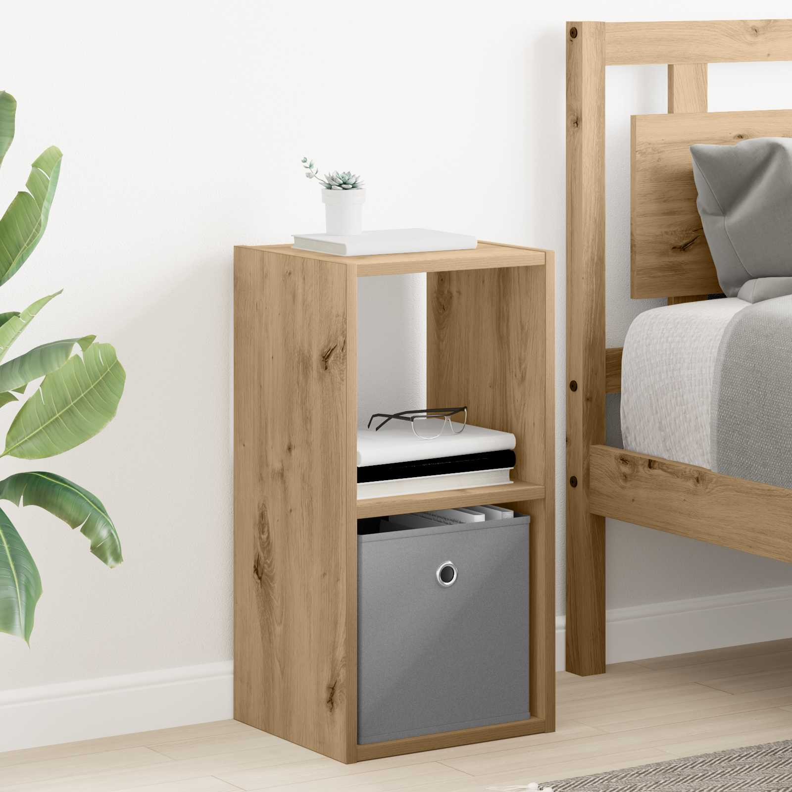 vidaXL Nachttisch Artisan-Eiche 30,5 x 27 x 59,5 cm Holzwerkstoff