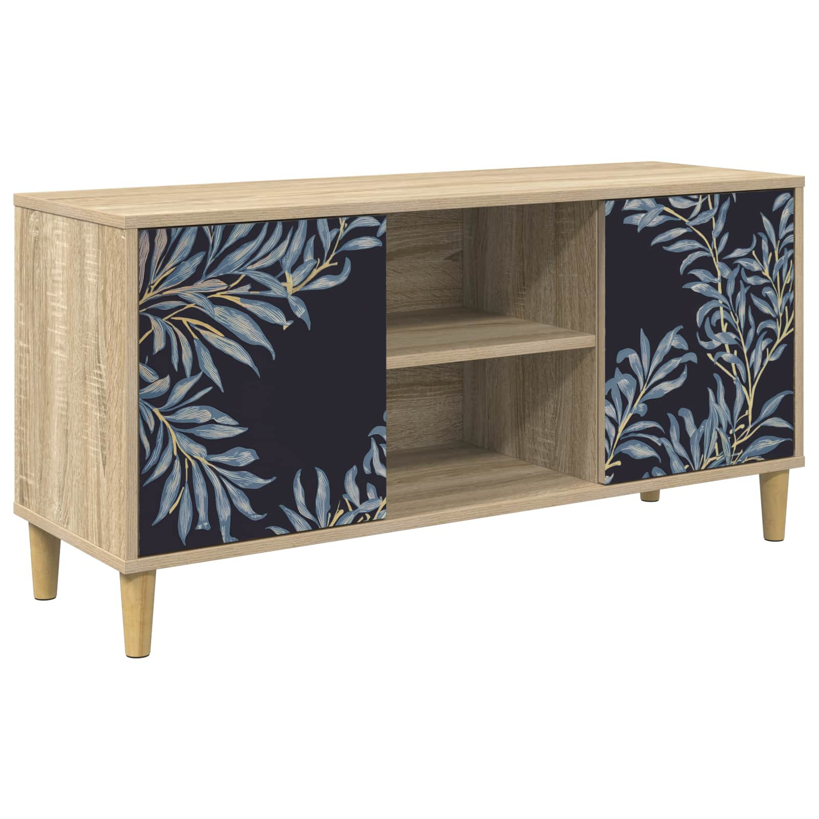 vidaXL TV-Schrank DOKKUM 102 x 33 x 50 cm Sonoma Holzwerkstoff