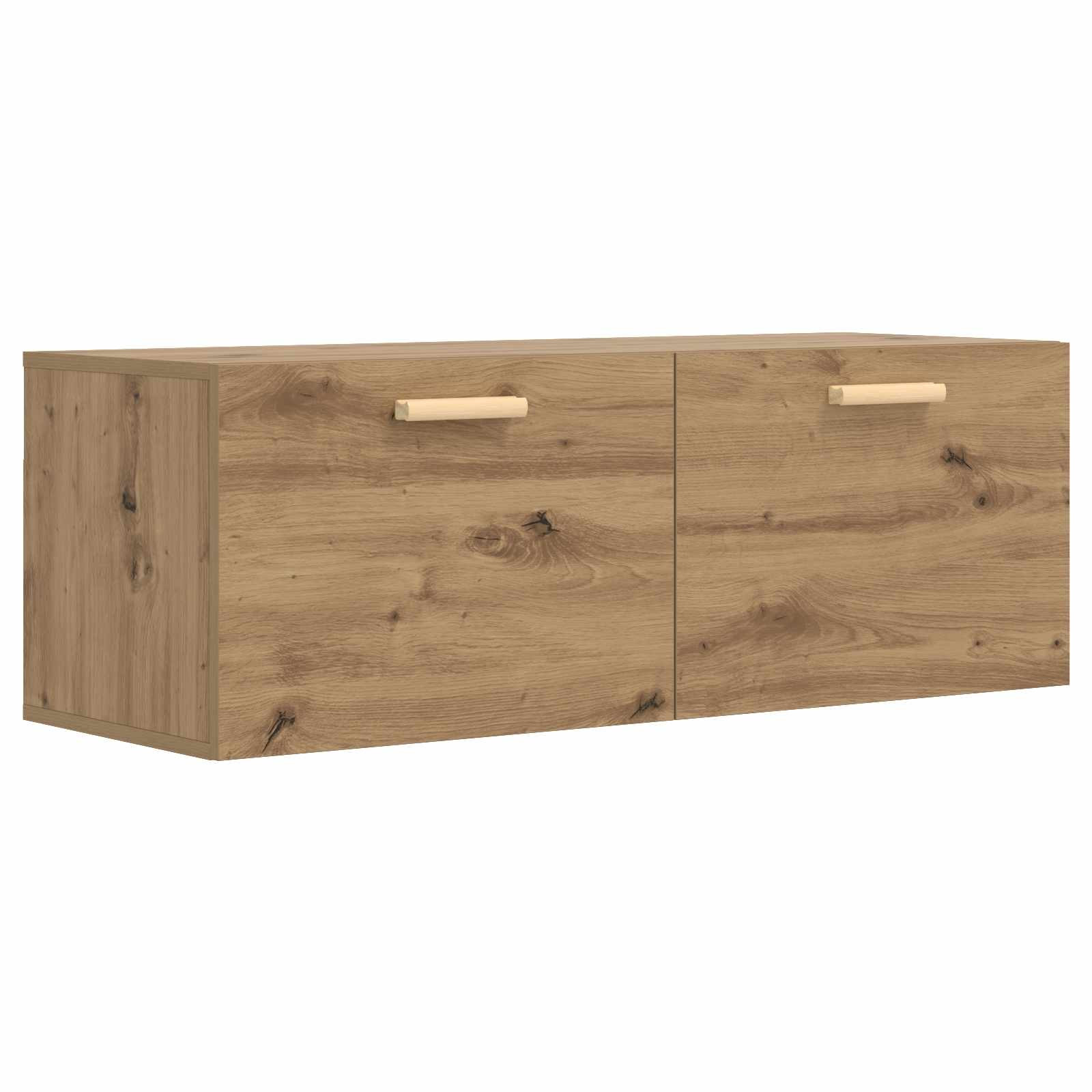 vidaXL Wandschrank 100 x 36,5 x 35 cm Holzwerkstoff Artisan-Eiche
