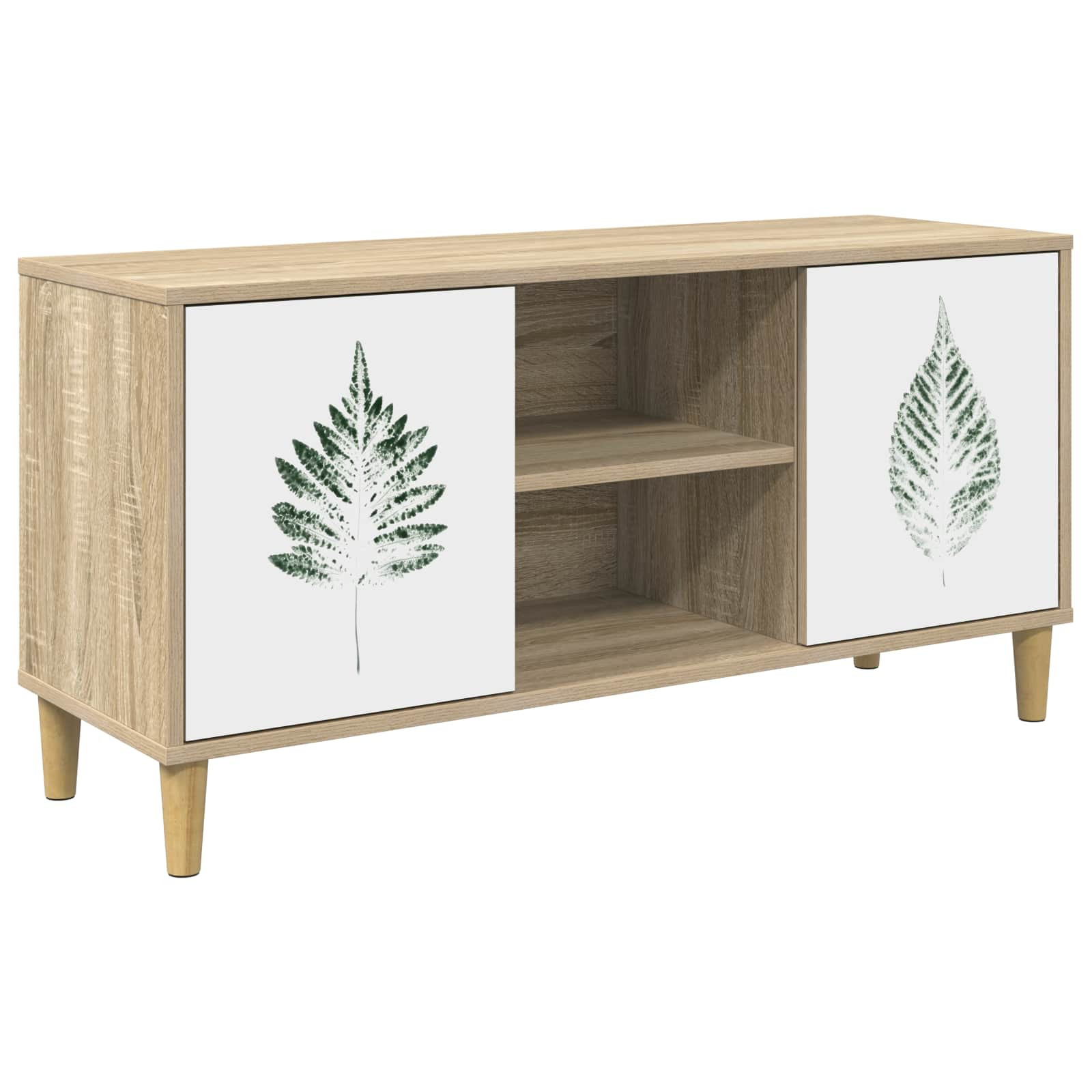 vidaXL TV-Schrank HANAU 102 x 33 x 50 cm Sonoma Holzwerkstoff
